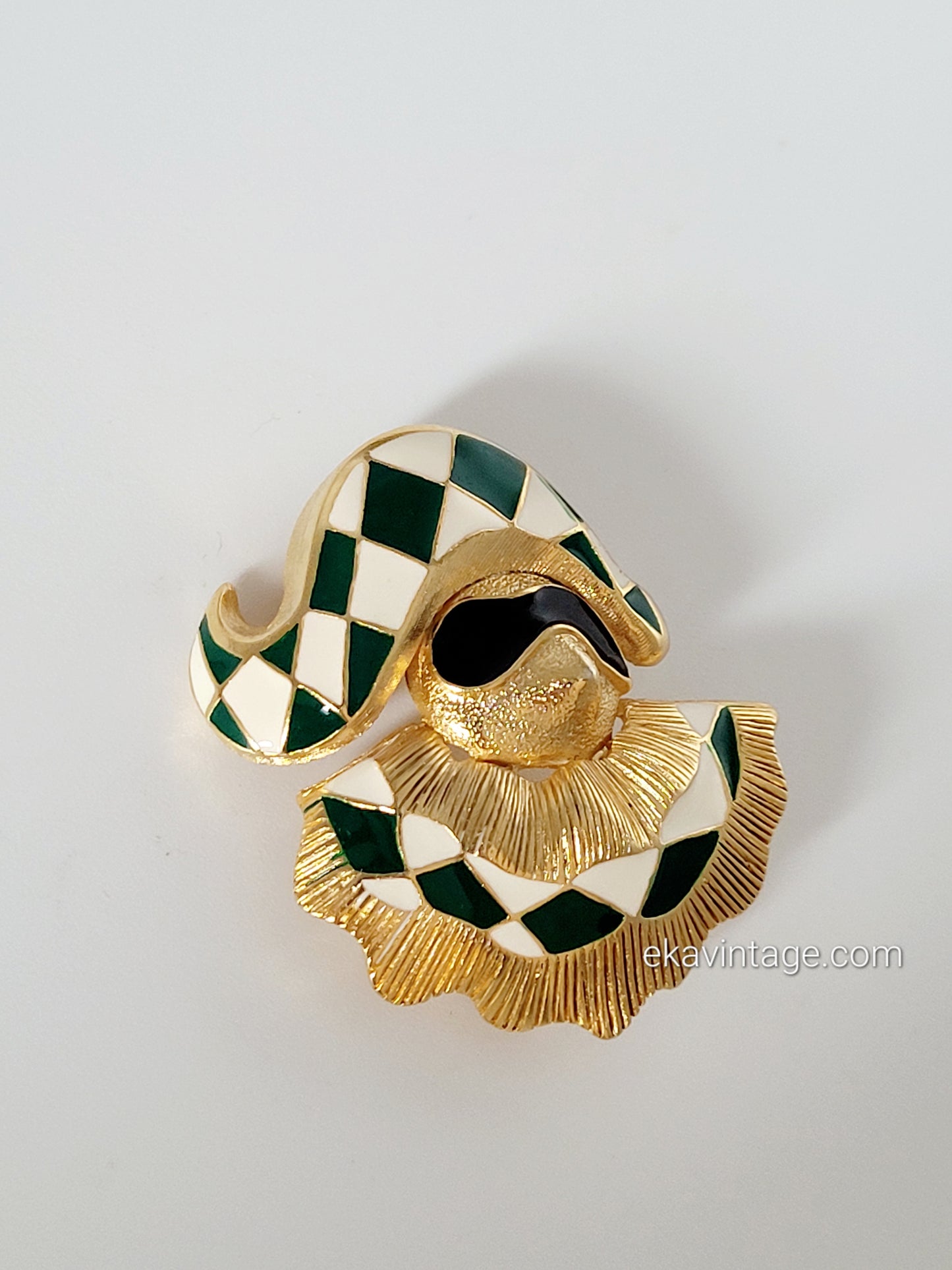 Orena Paris - Broche vintage Arlequin