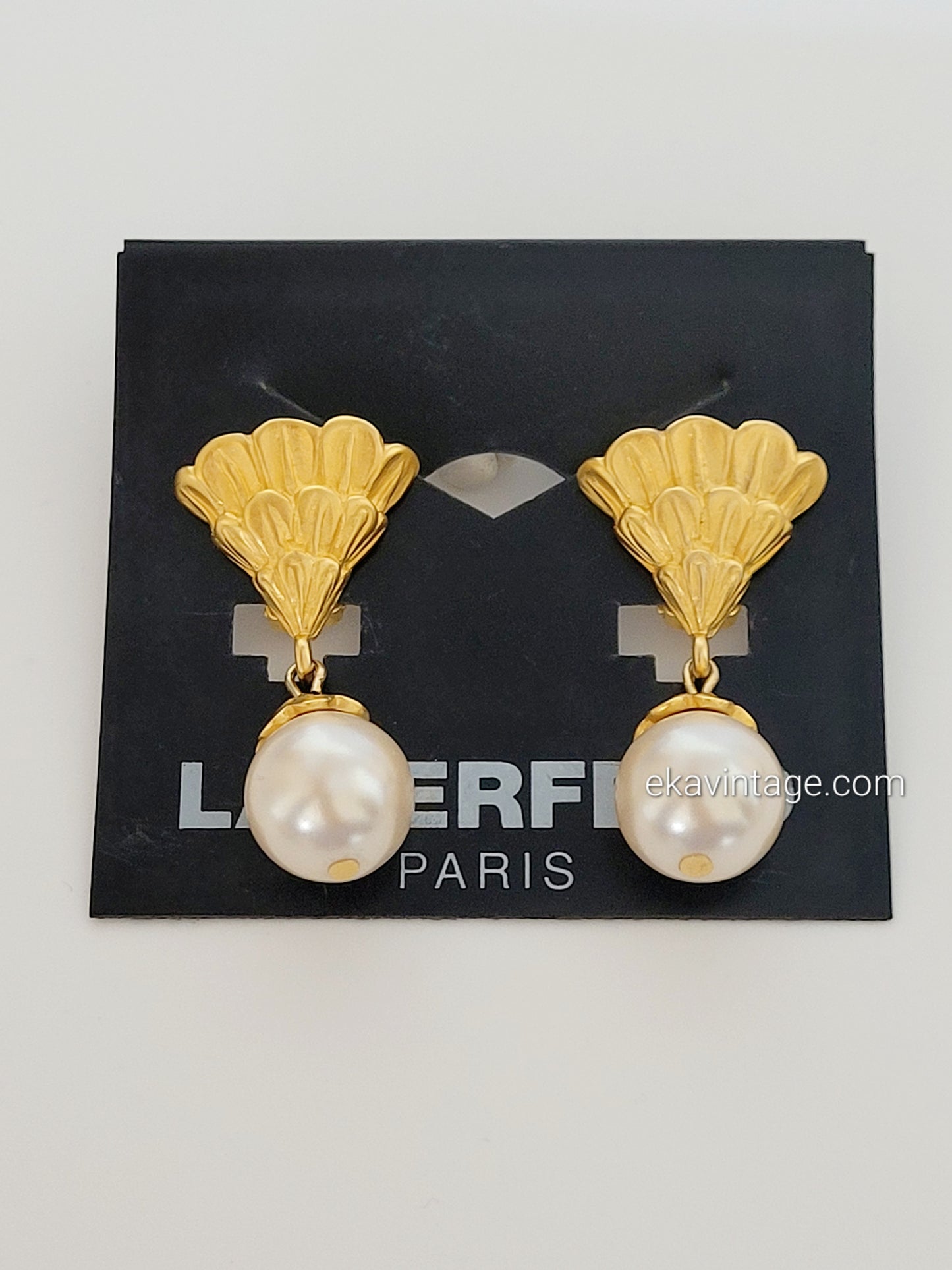 Karl Lagerfeld - Boucles d'oreilles vintage