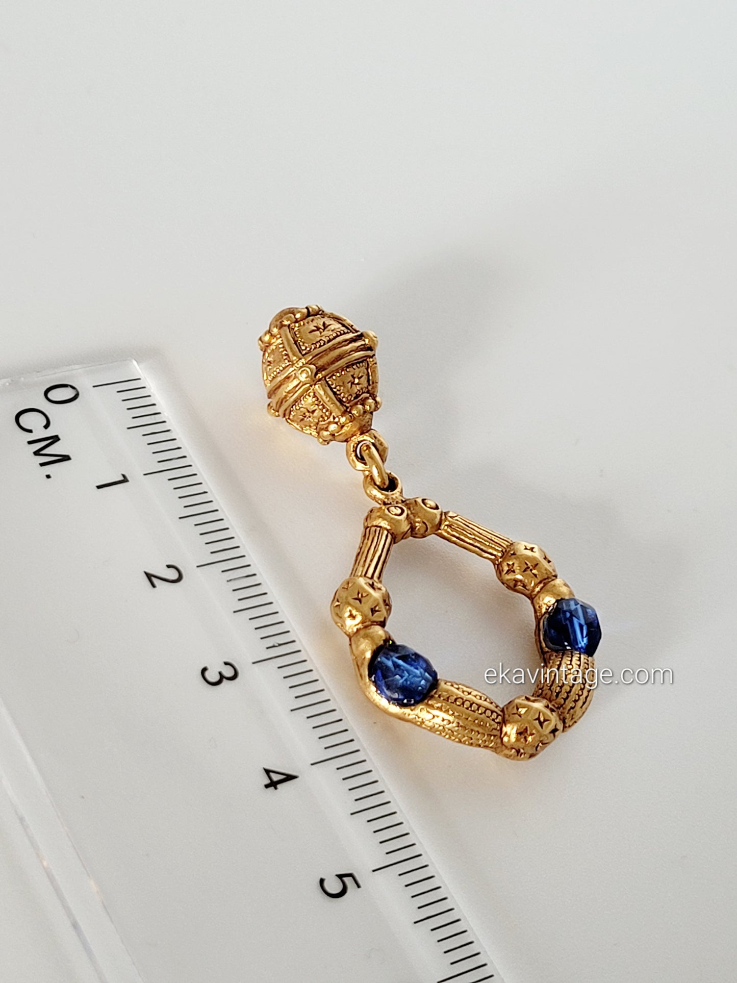 Zarzuelas - Boucles d'oreilles pendantes vintage