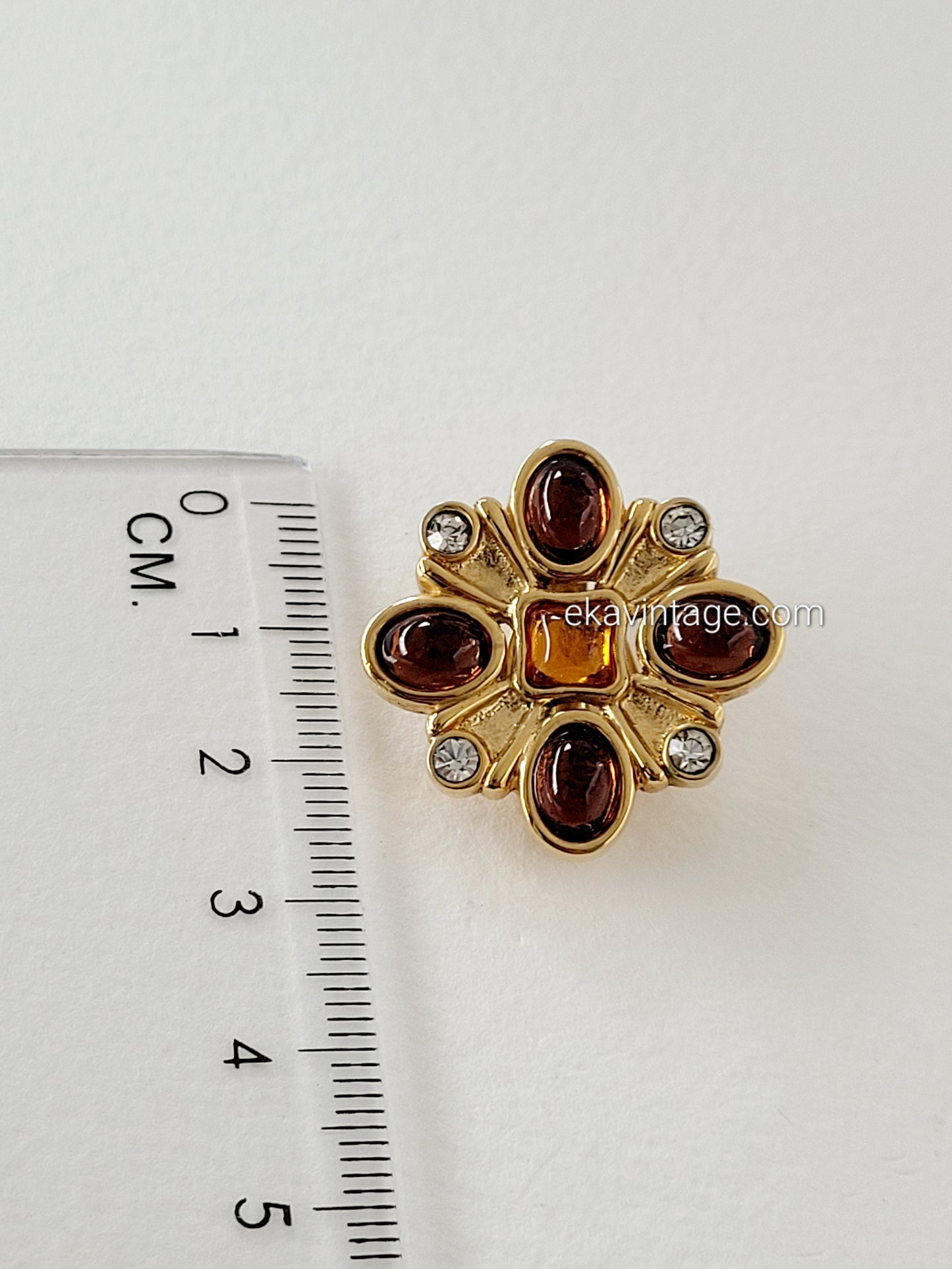 Cabouchon - Boucles d'oreilles vintage