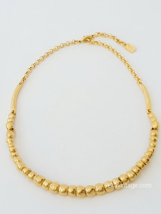 Il était une fois - Collier vintage doré