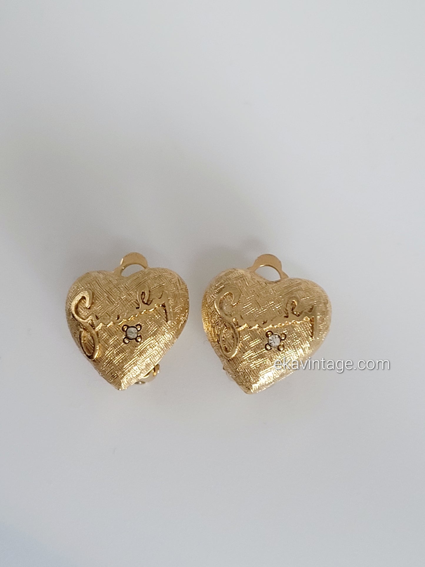 Givenchy - Boucles d'oreilles vintage Cœur