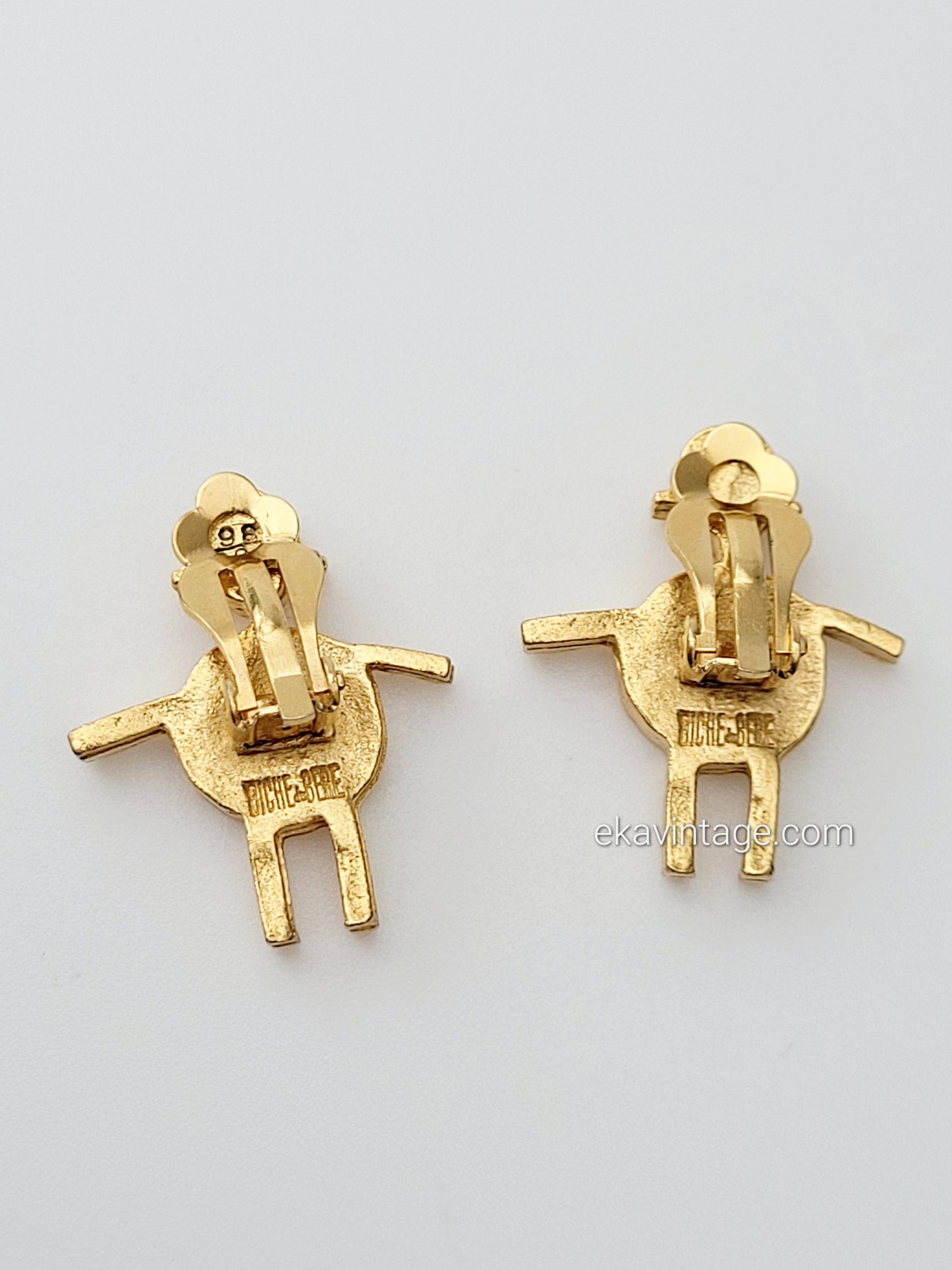 Biche de Bere - Boucles d'oreilles vintage