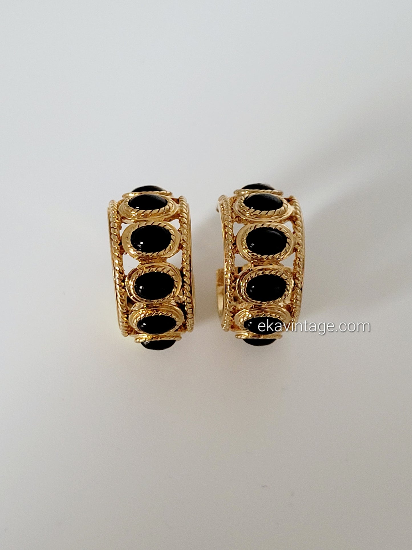 Monet - Boucles d'oreilles vintage