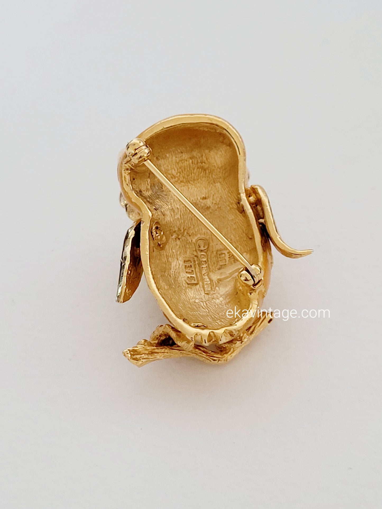 Carven - Broche vintage chouette
