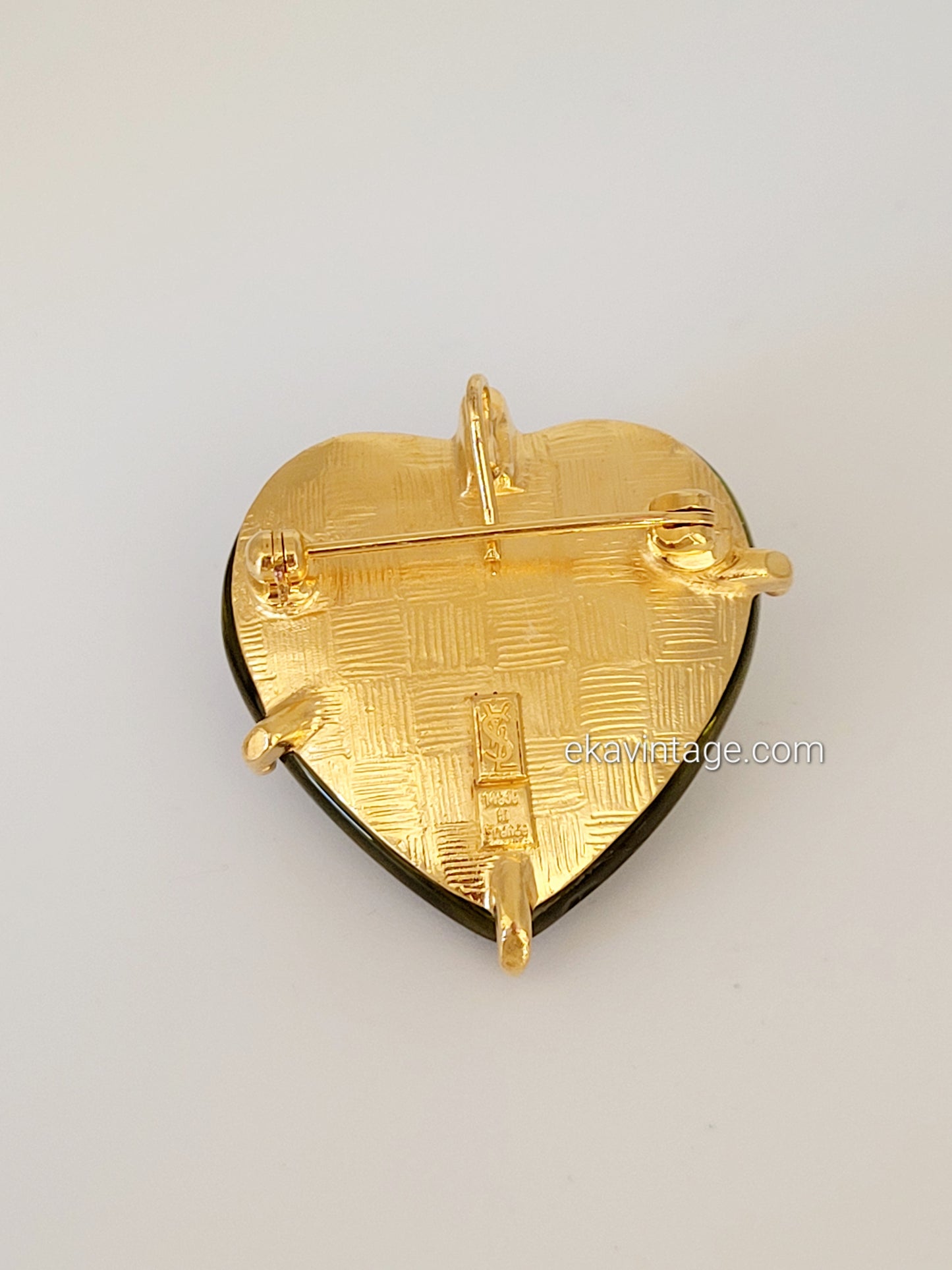 Yves Saint Laurent - Broche vintage Cœur