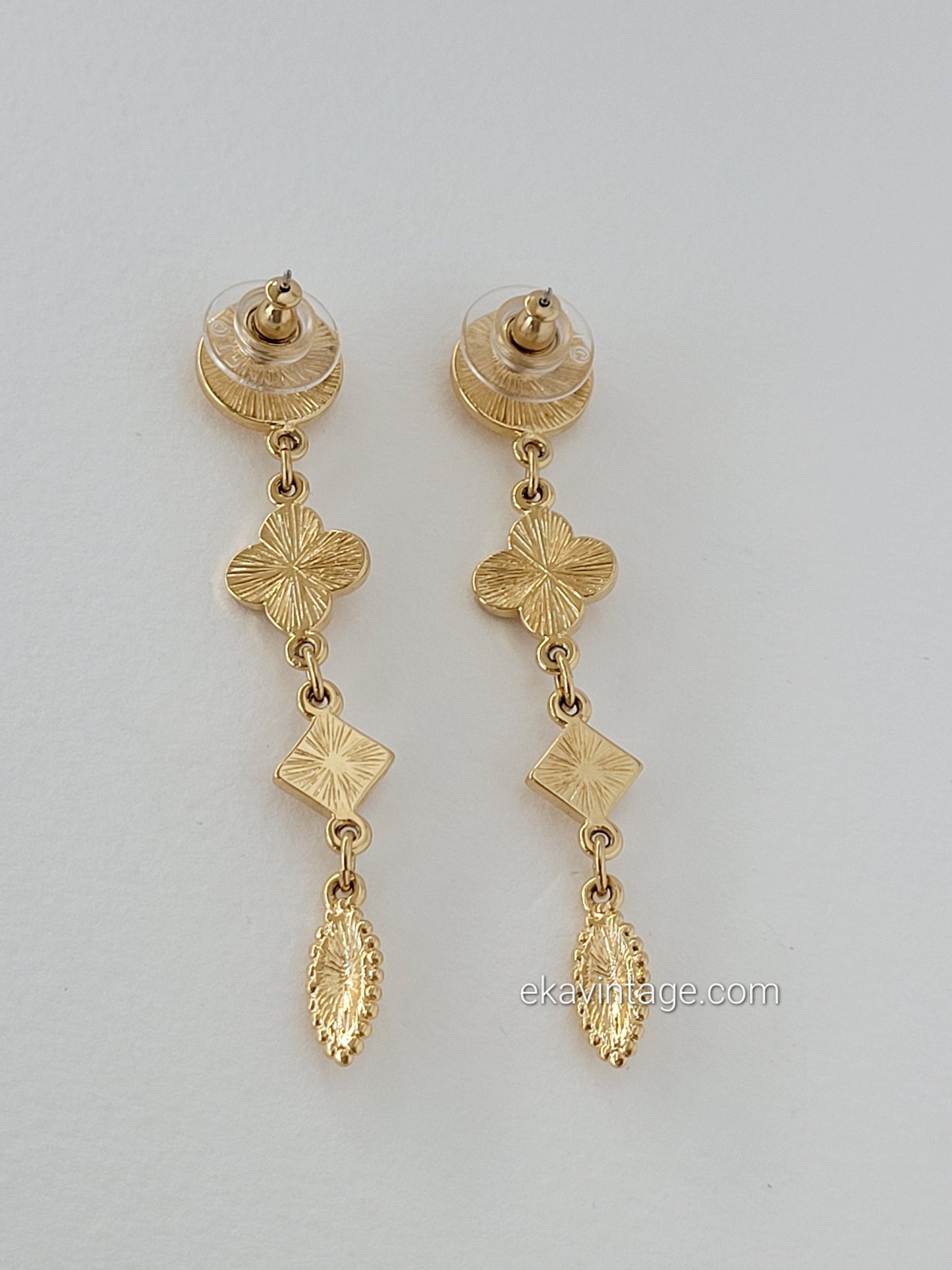 Monet - Boucles d'oreilles vintage