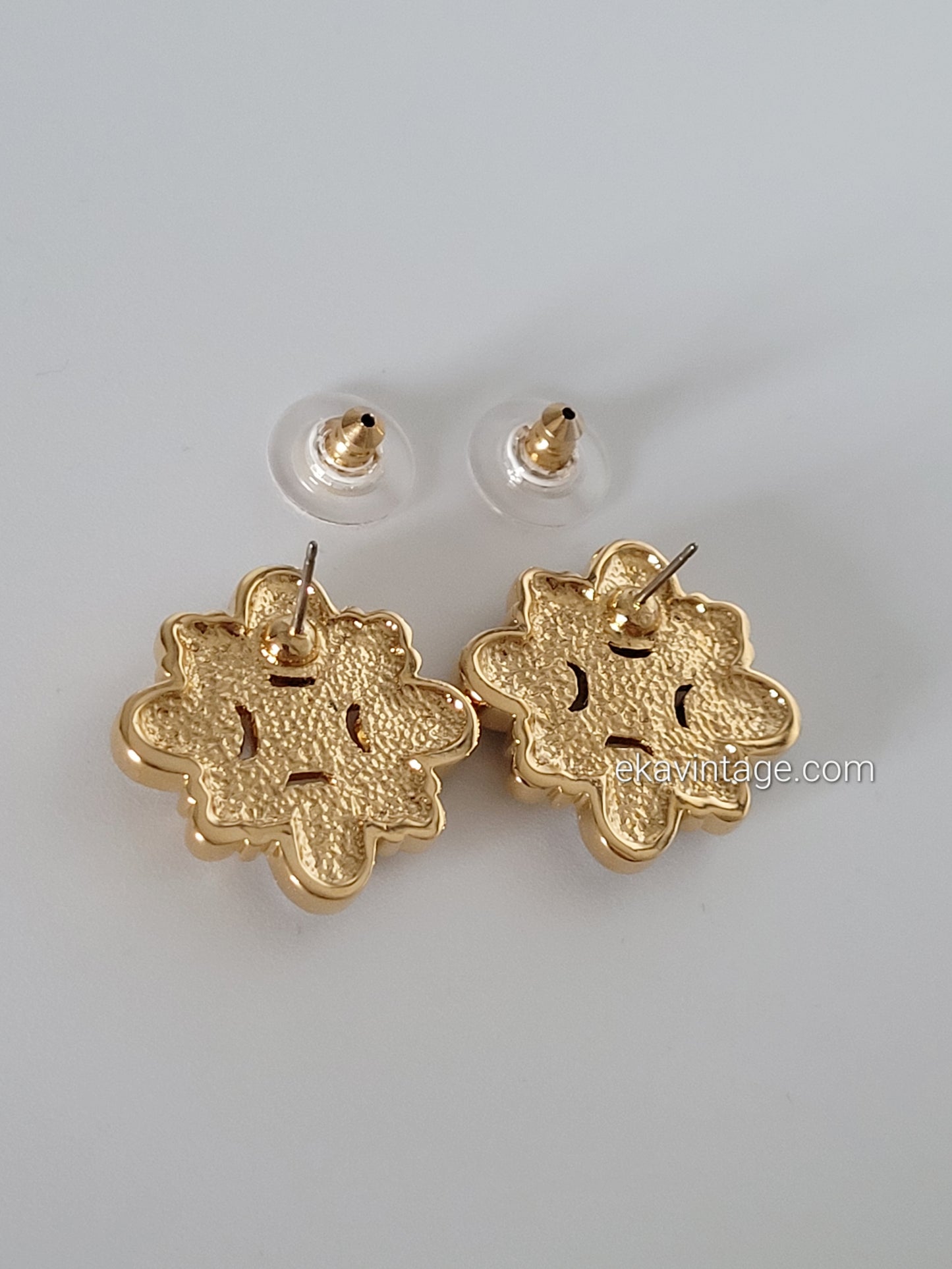 Cabouchon - Boucles d'oreilles vintage