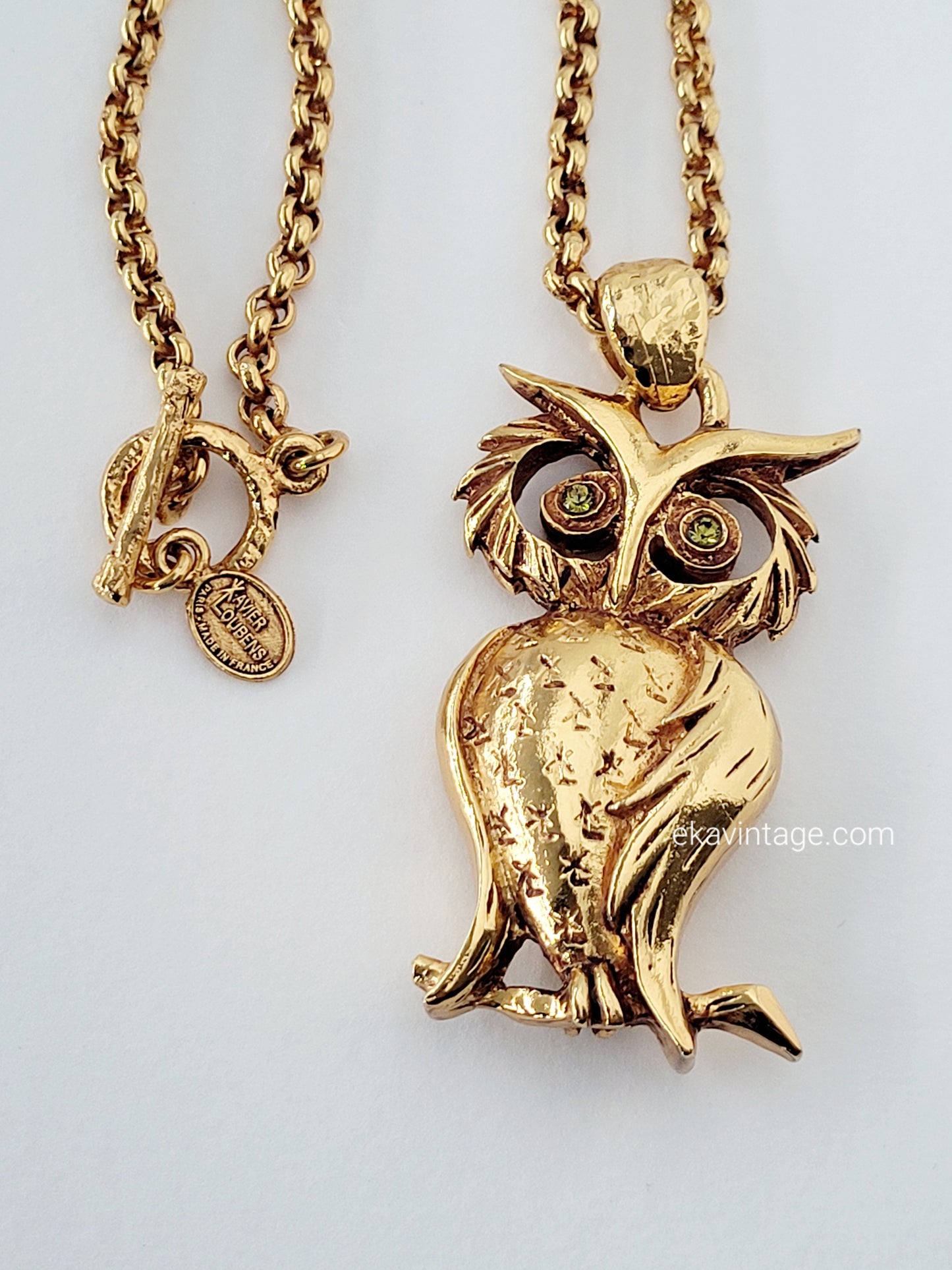 Xavier Loubens Paris - Collier vintage Hibou