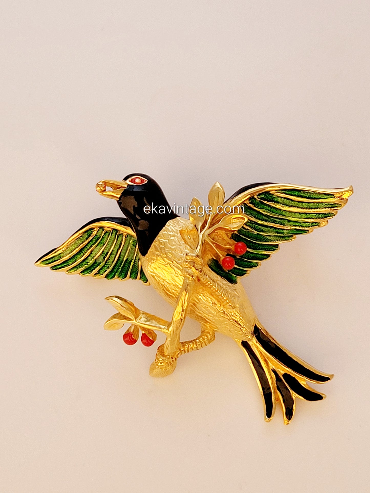 Carven - Broche vintage Oiseau