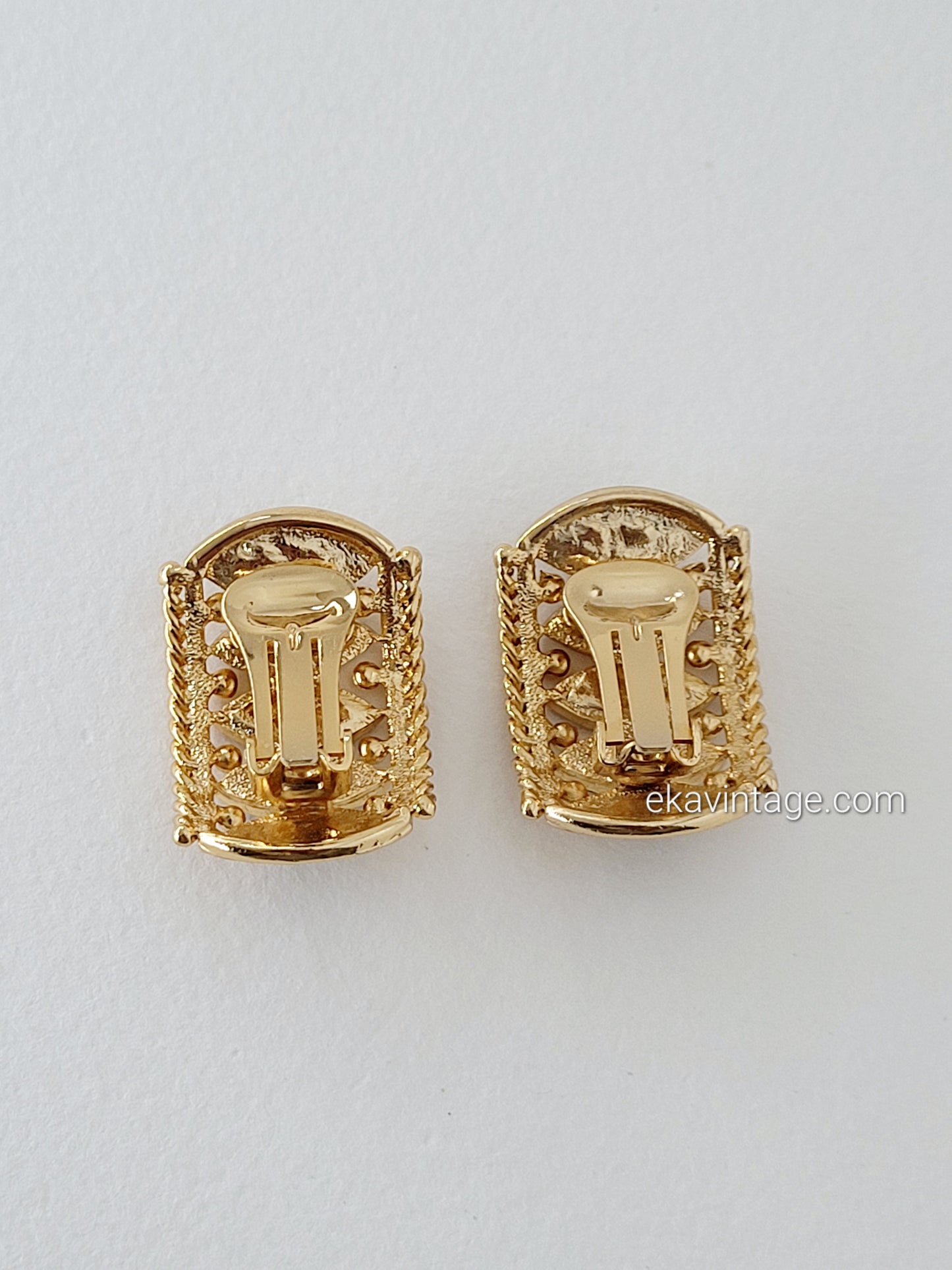 Orena Paris parure - boucles d'oreilles et collier vintage