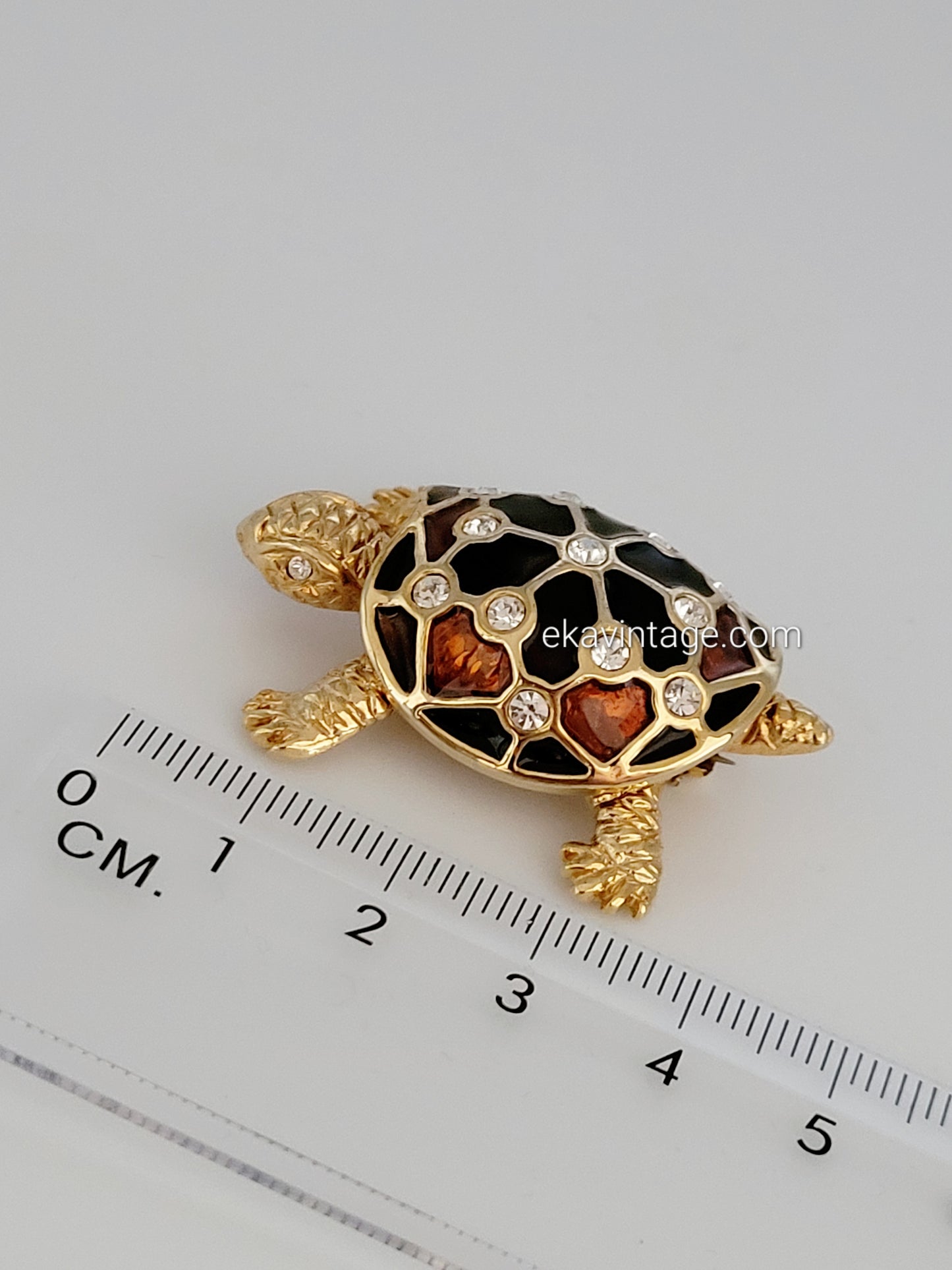 Broche vintage - Tortue