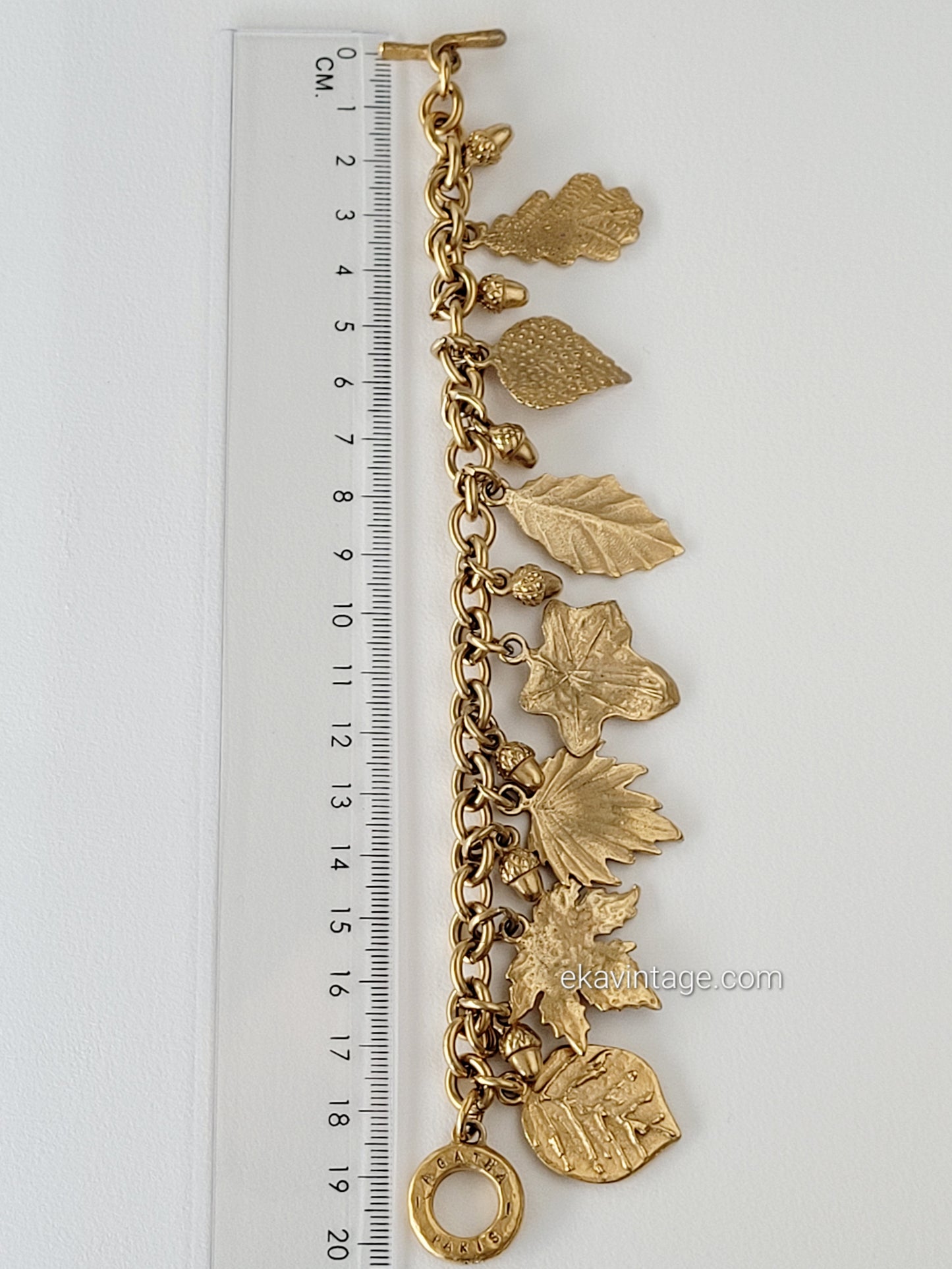 Agatha Paris-Bracelet vintage- feuilles