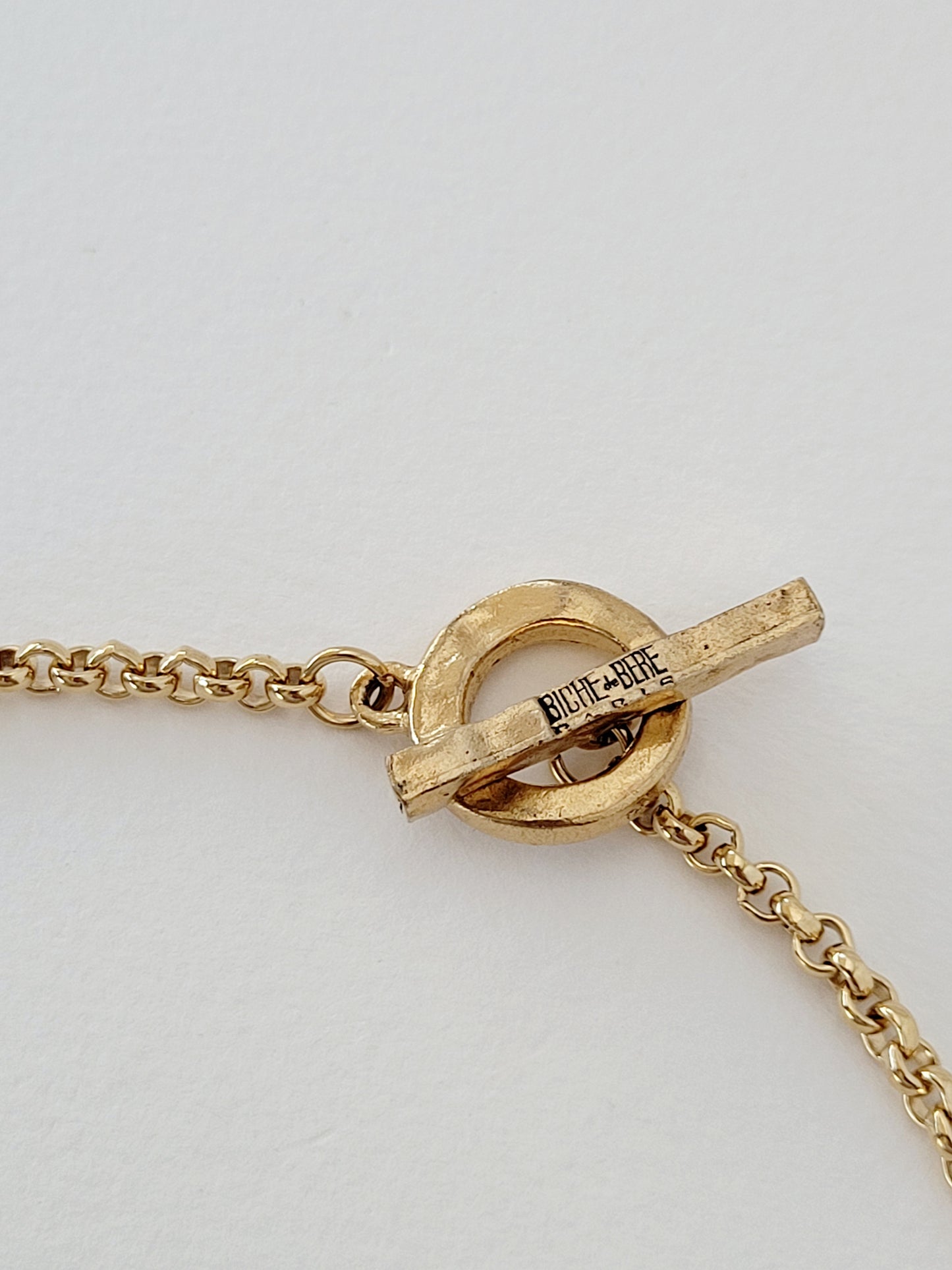 Biche de Bere - Collier vintage doré