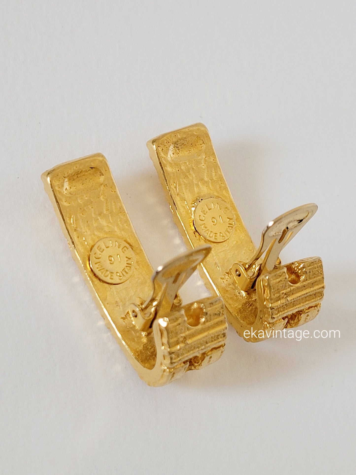 Celine - Boucles d'oreilles vintage Arc de Triomphe