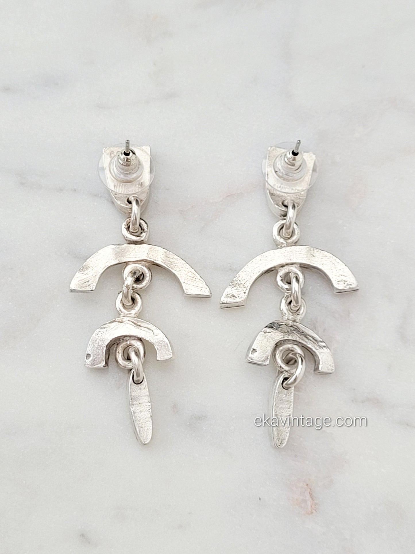 Biche de Bere - Boucles d'oreilles vintage pendantes