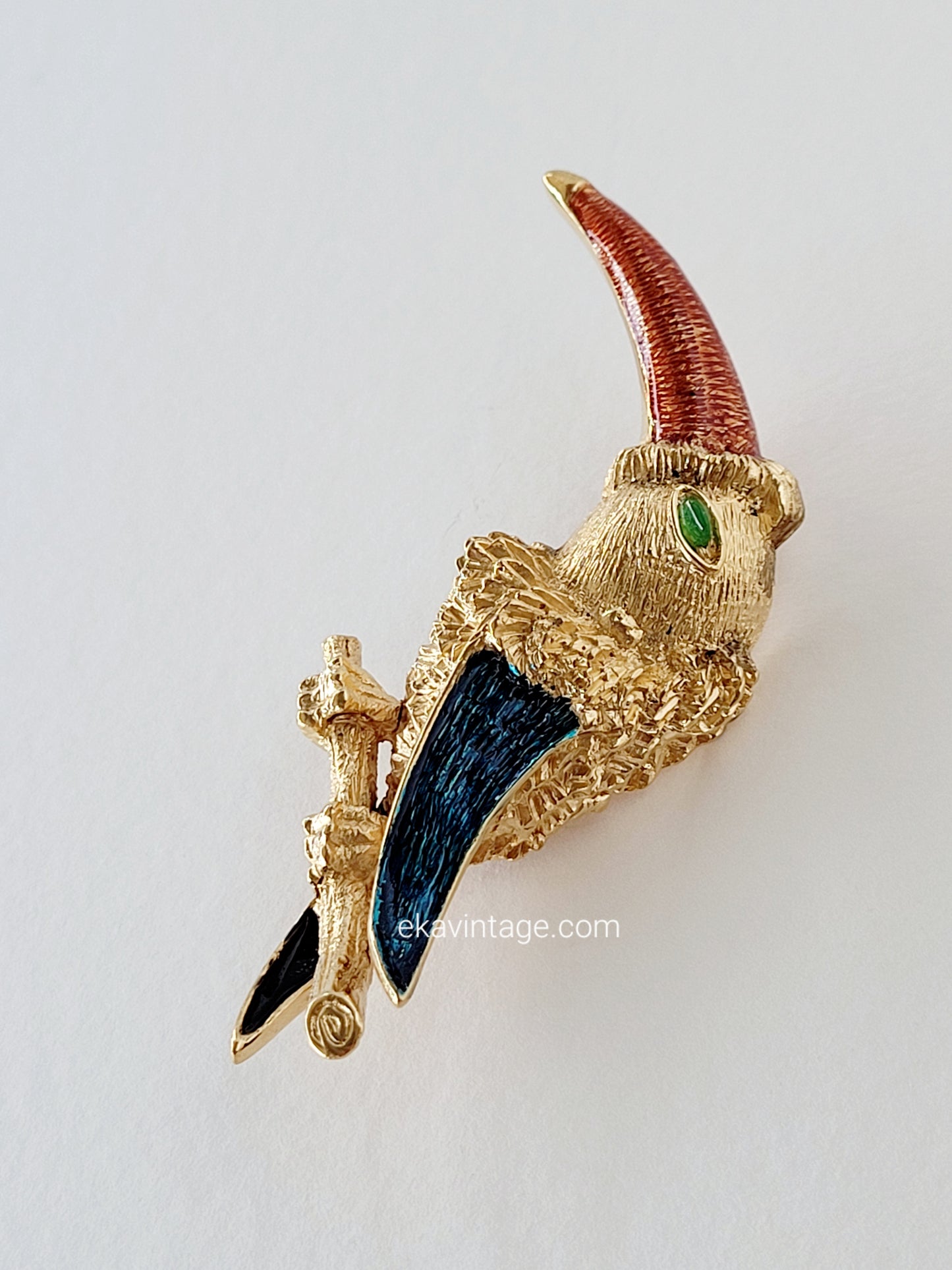 Carven - Broche vintage Toucan