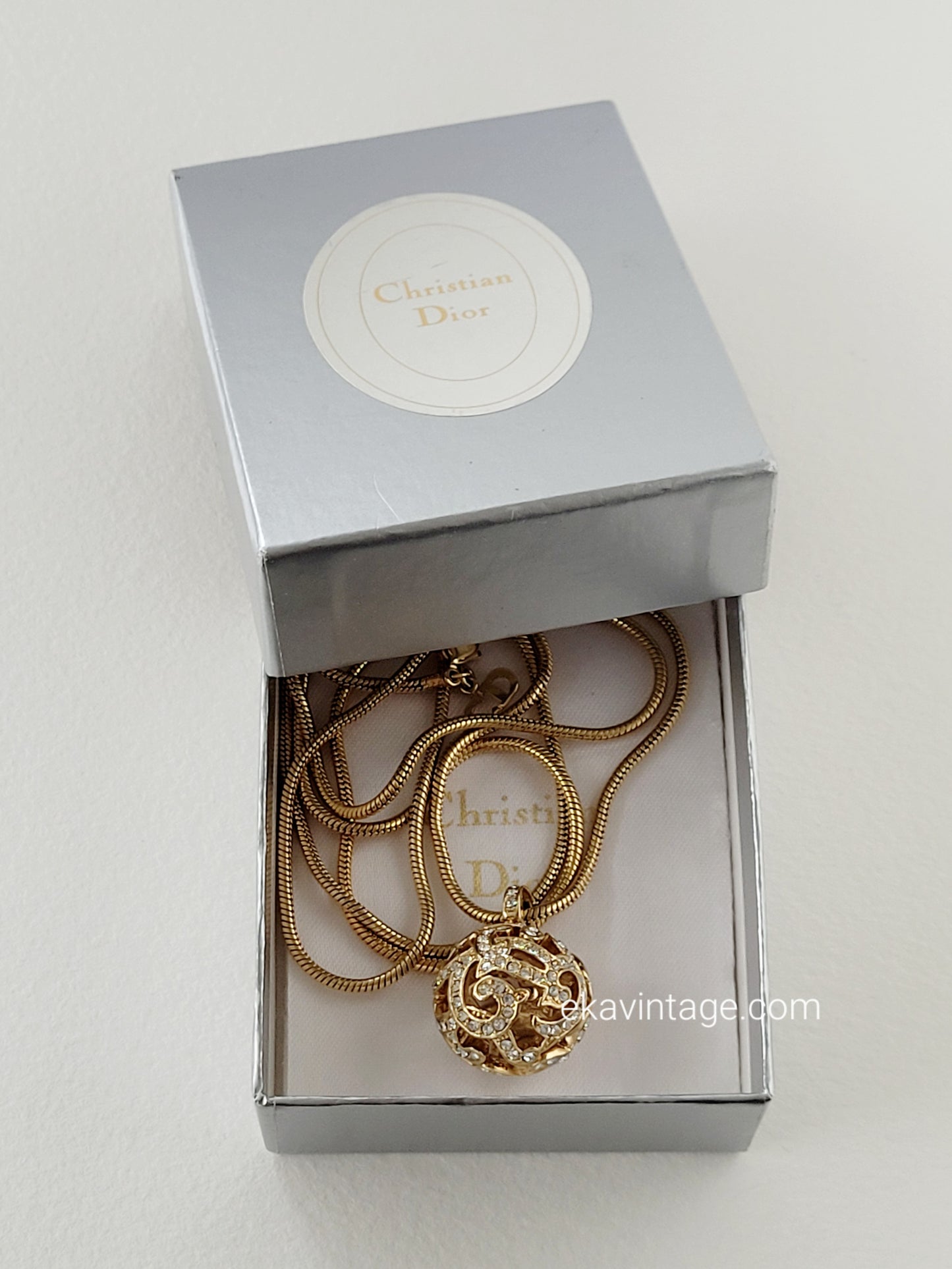 Christian Dior - Sautoir vintage - Boule