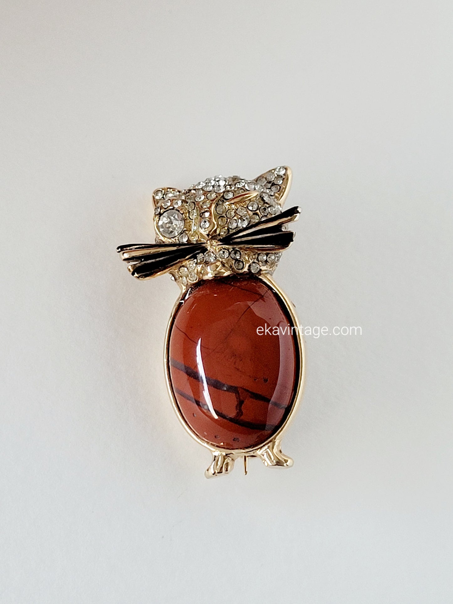 Cascio - Broche vintage Chat