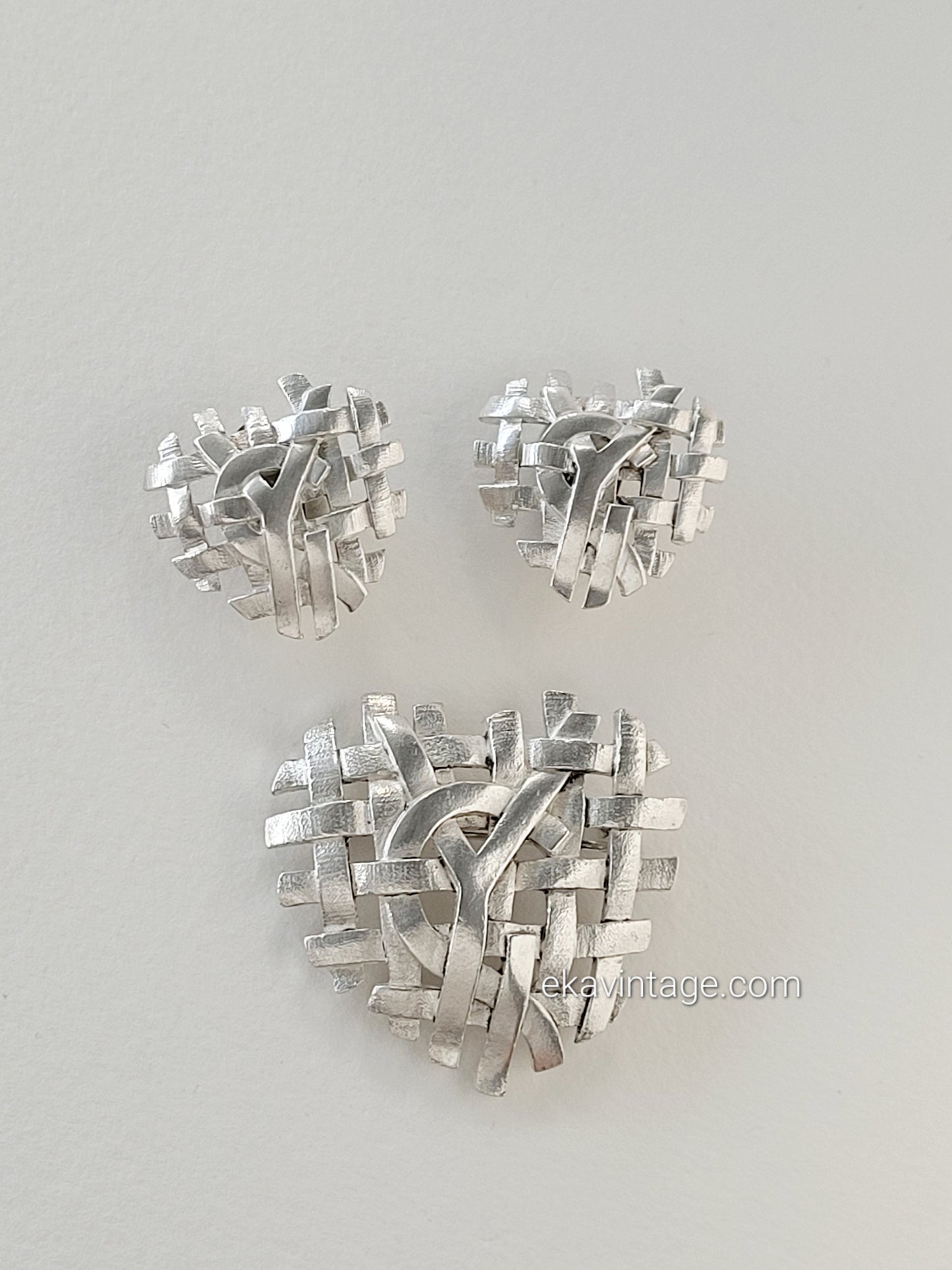 Boucles d'oreilles vintage - Yves Saint Laurent