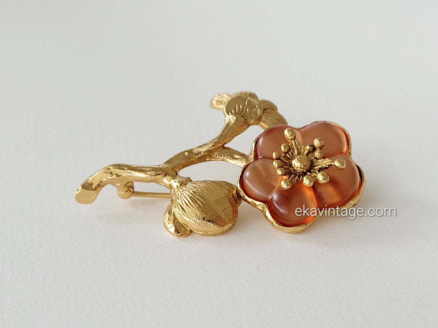 Kenzo-Broche vintage Fleur