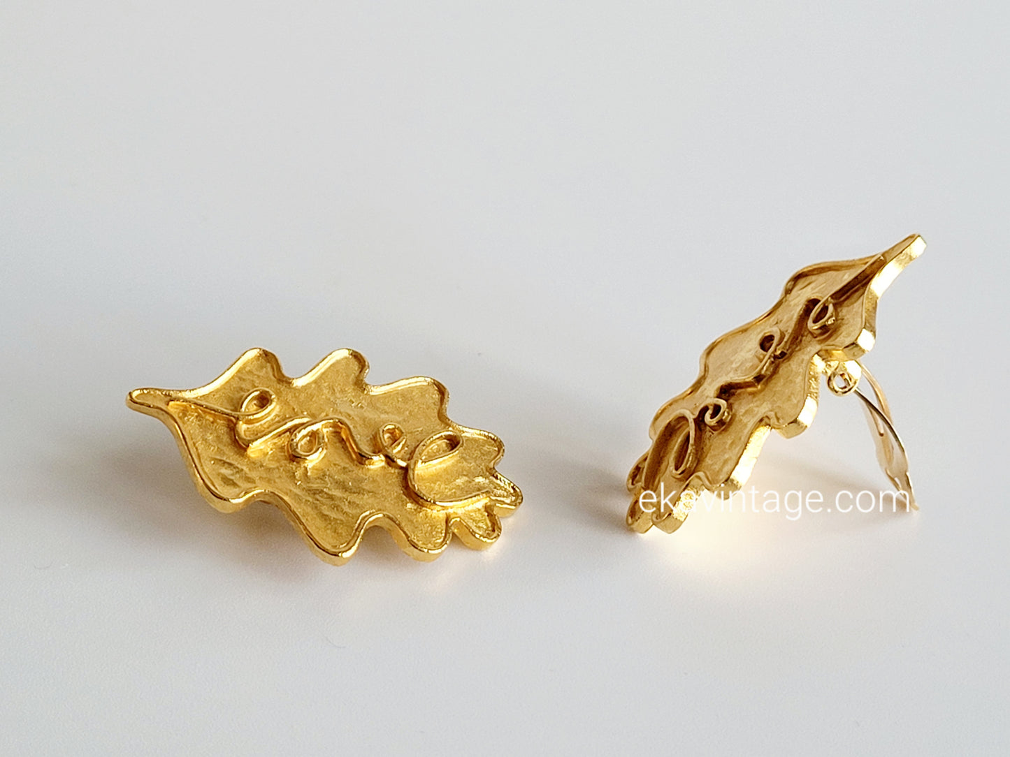 Ines de la Fressange - Boucles d'oreilles vintage