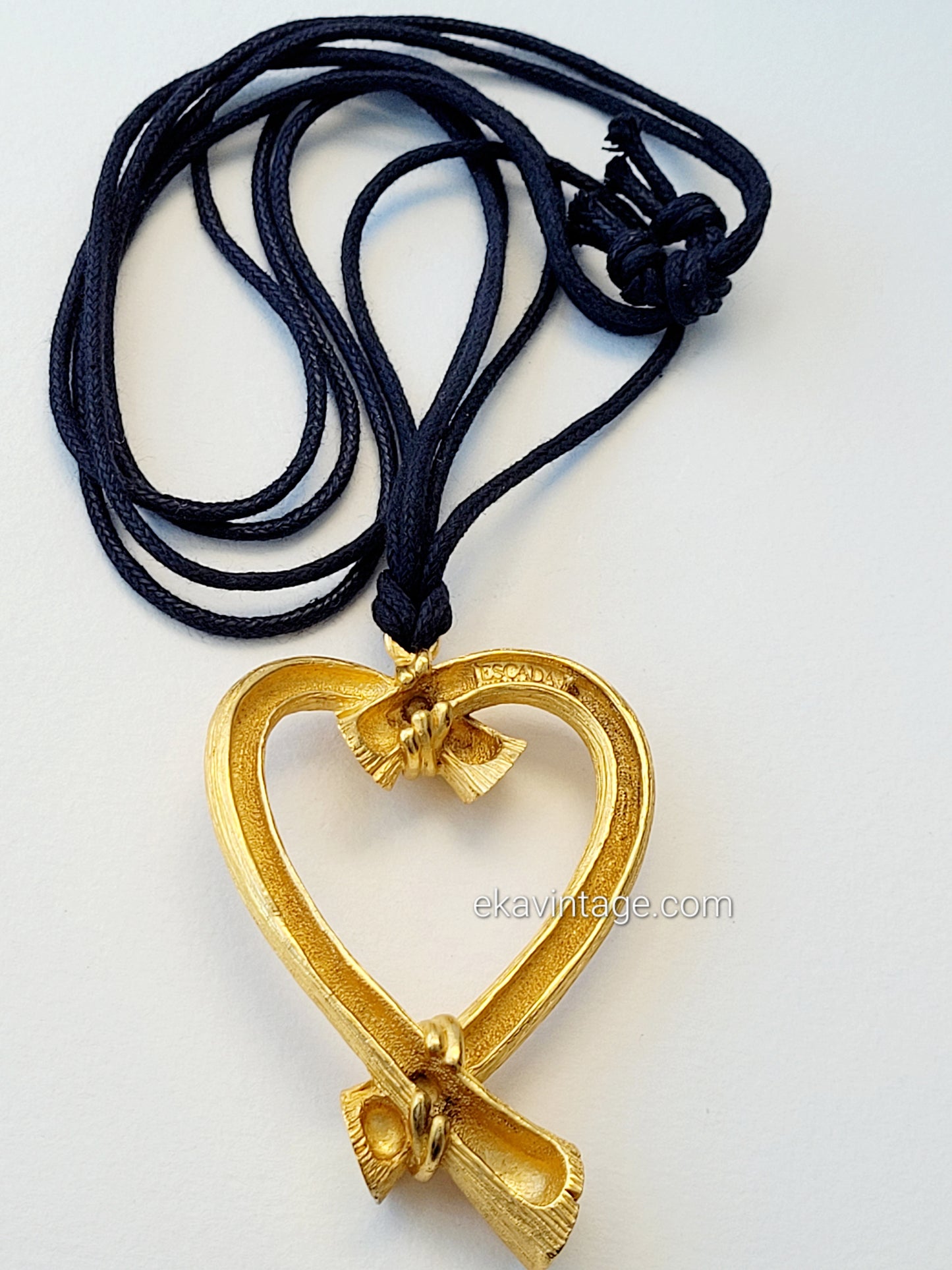 Escada Margaretha Ley - Collier vintage Cœur