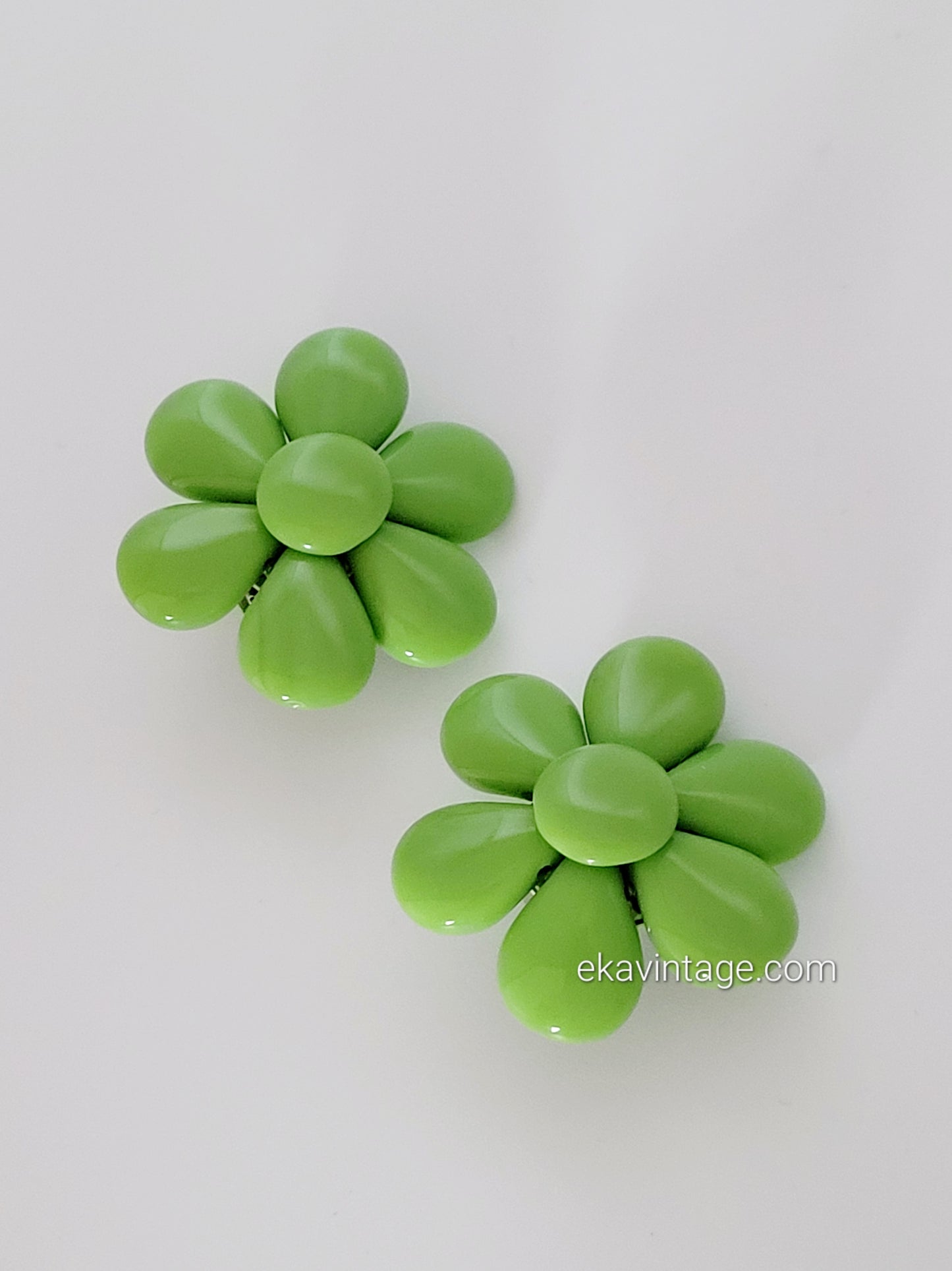 Boucles d'oreilles vintage Fleur