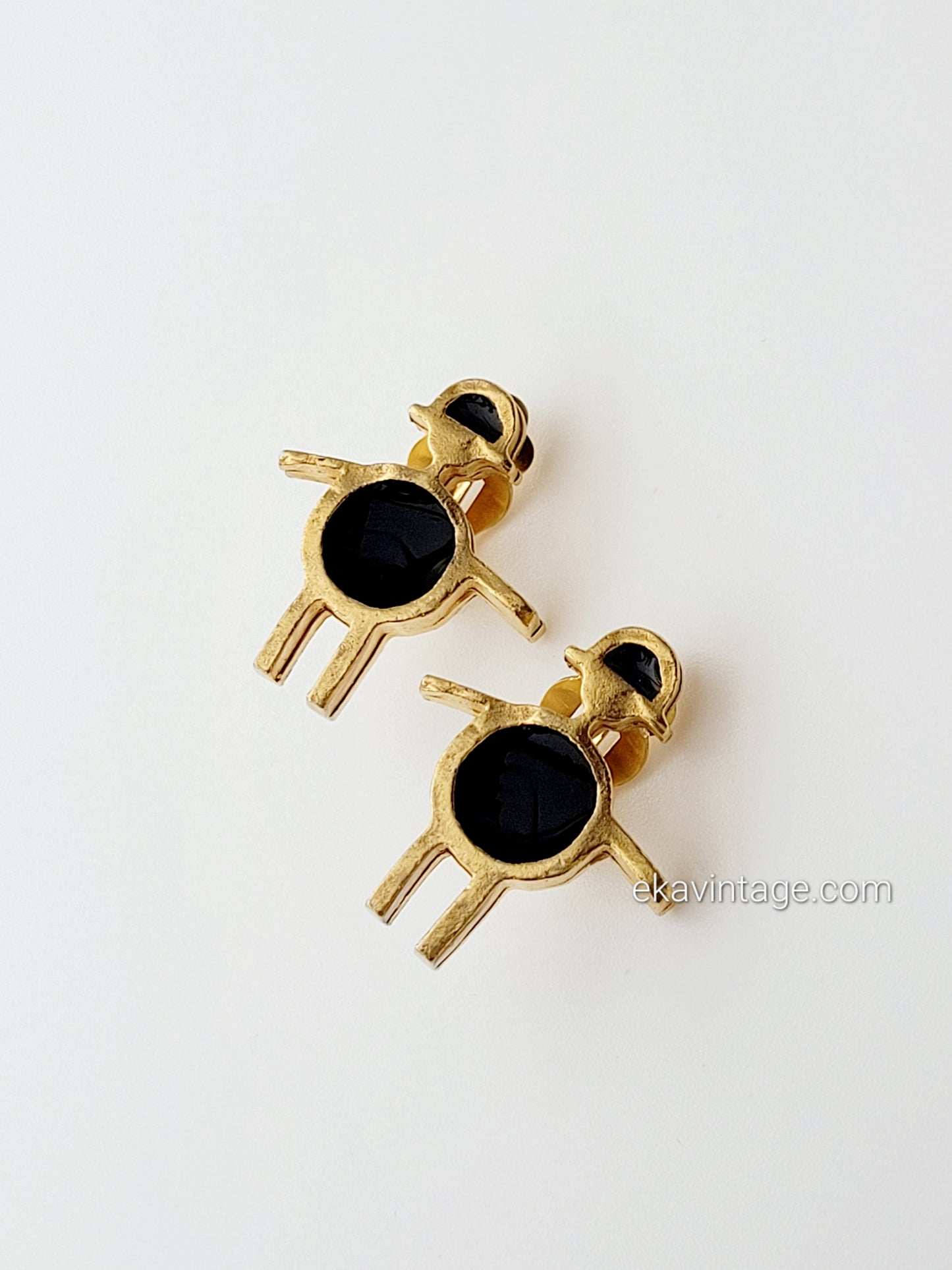 Biche de Bere - Boucles d'oreilles vintage