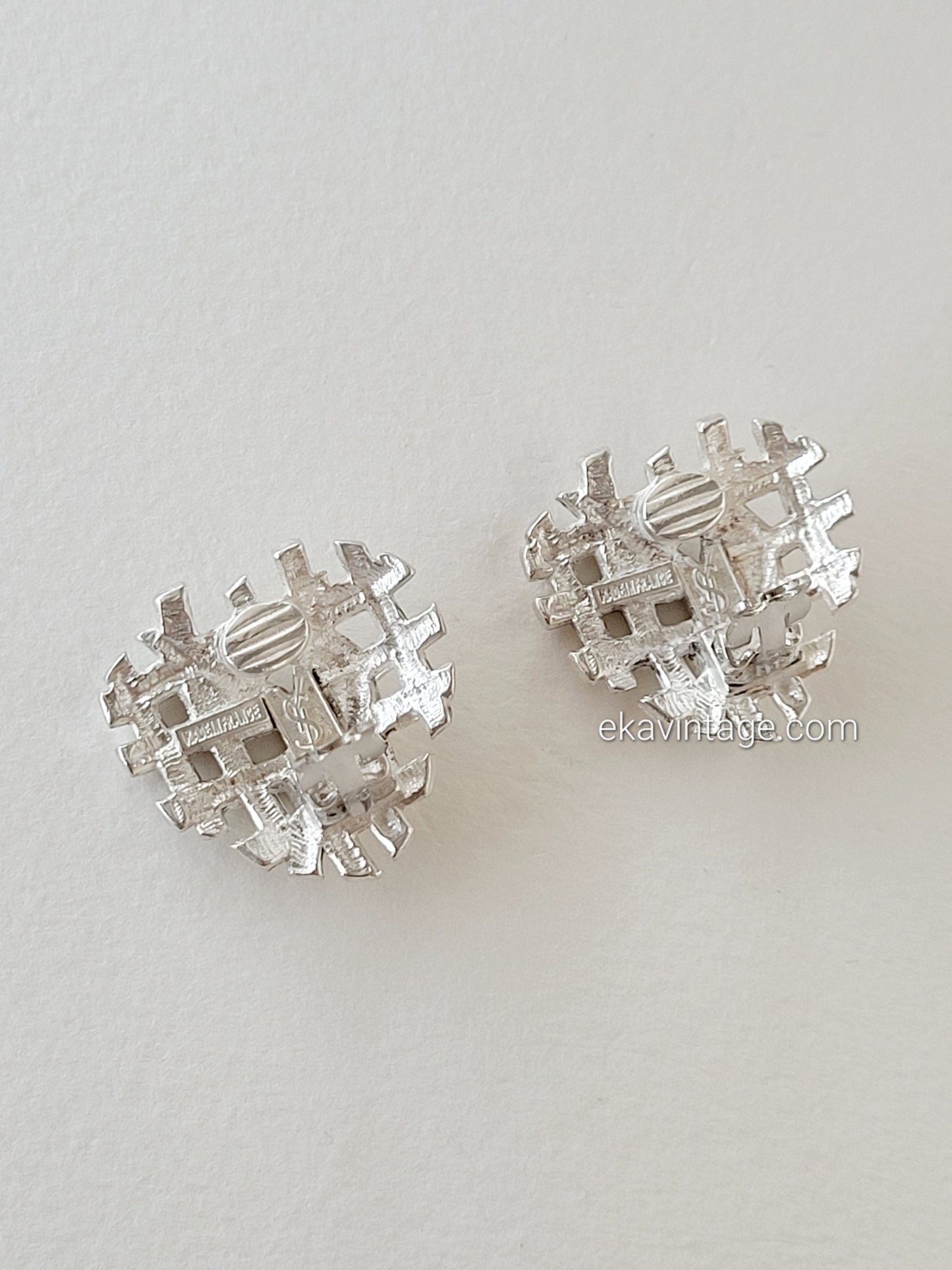 Boucles d'oreilles vintage - Yves Saint Laurent