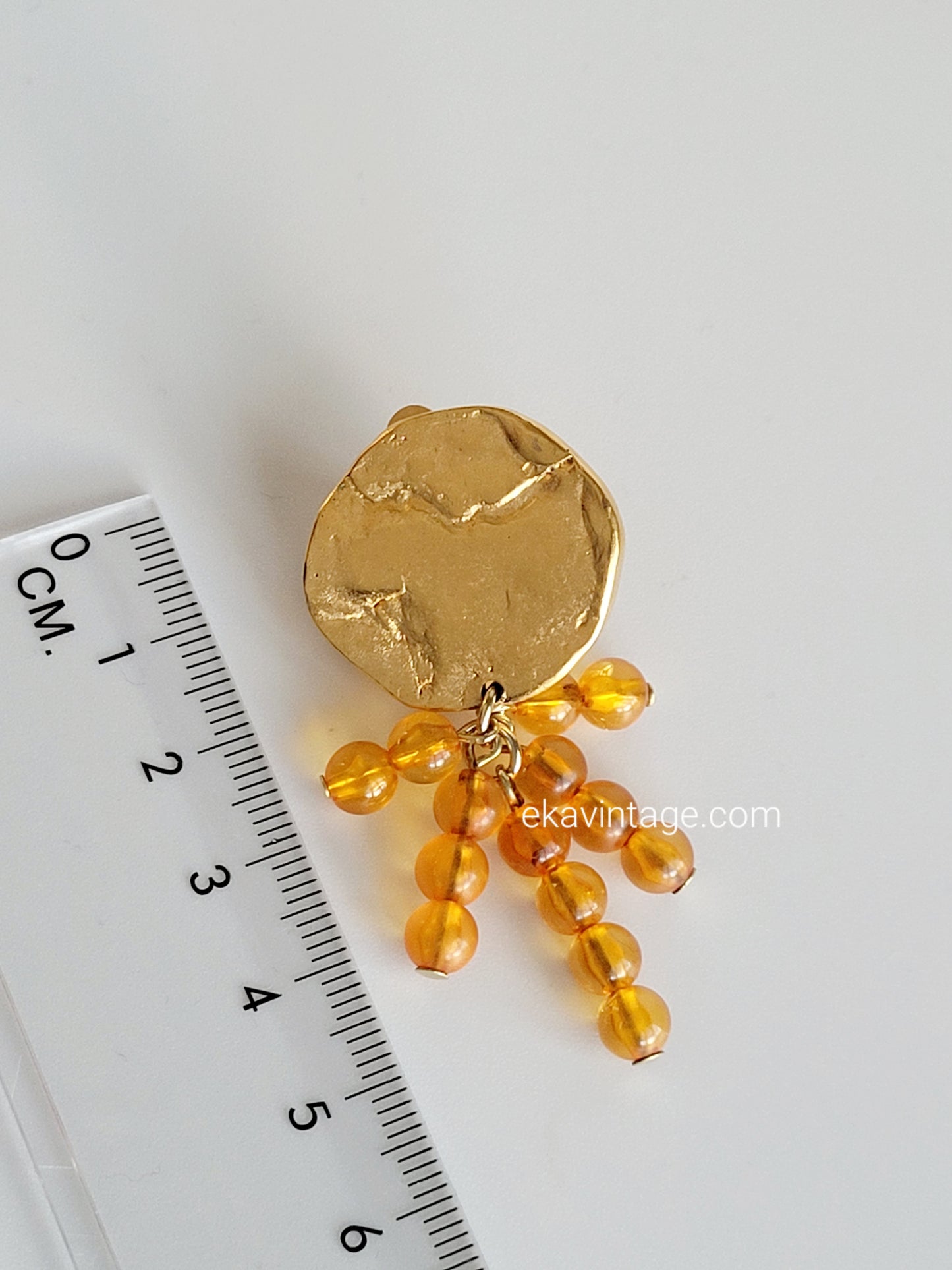 Biche de Bere - Boucles d'oreilles vintage pendantes