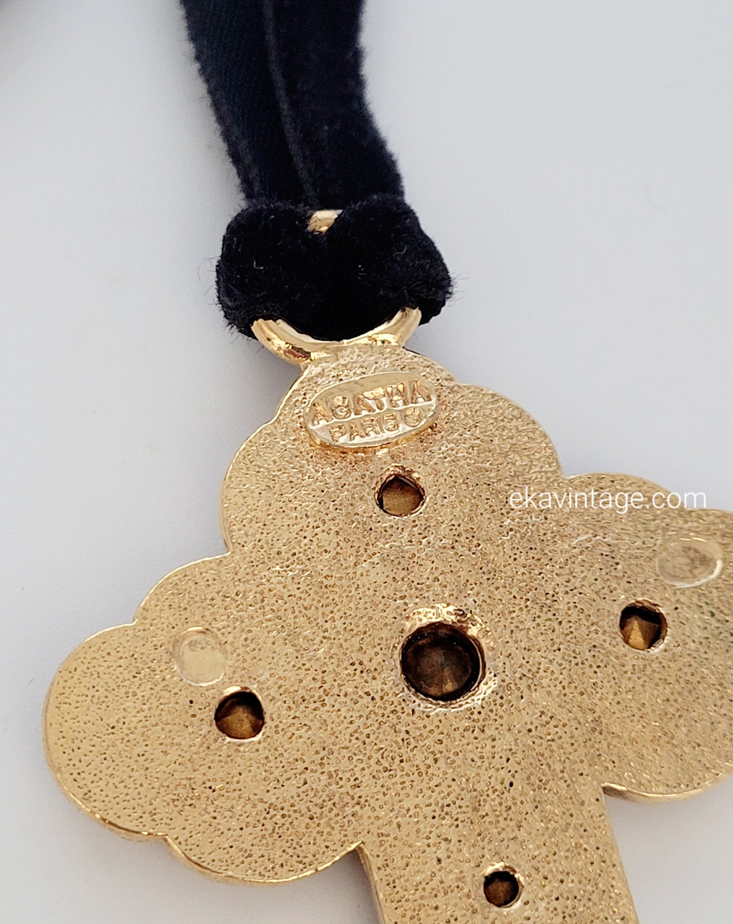 Agatha Paris - Pendentif/Collier vintage Croix