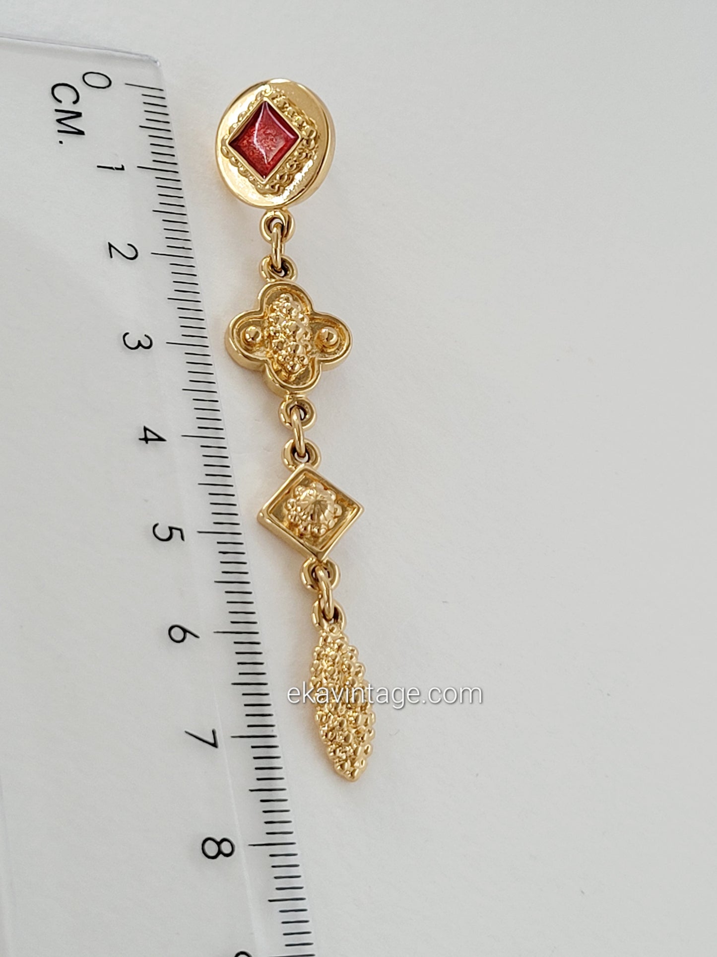 Monet - Boucles d'oreilles vintage