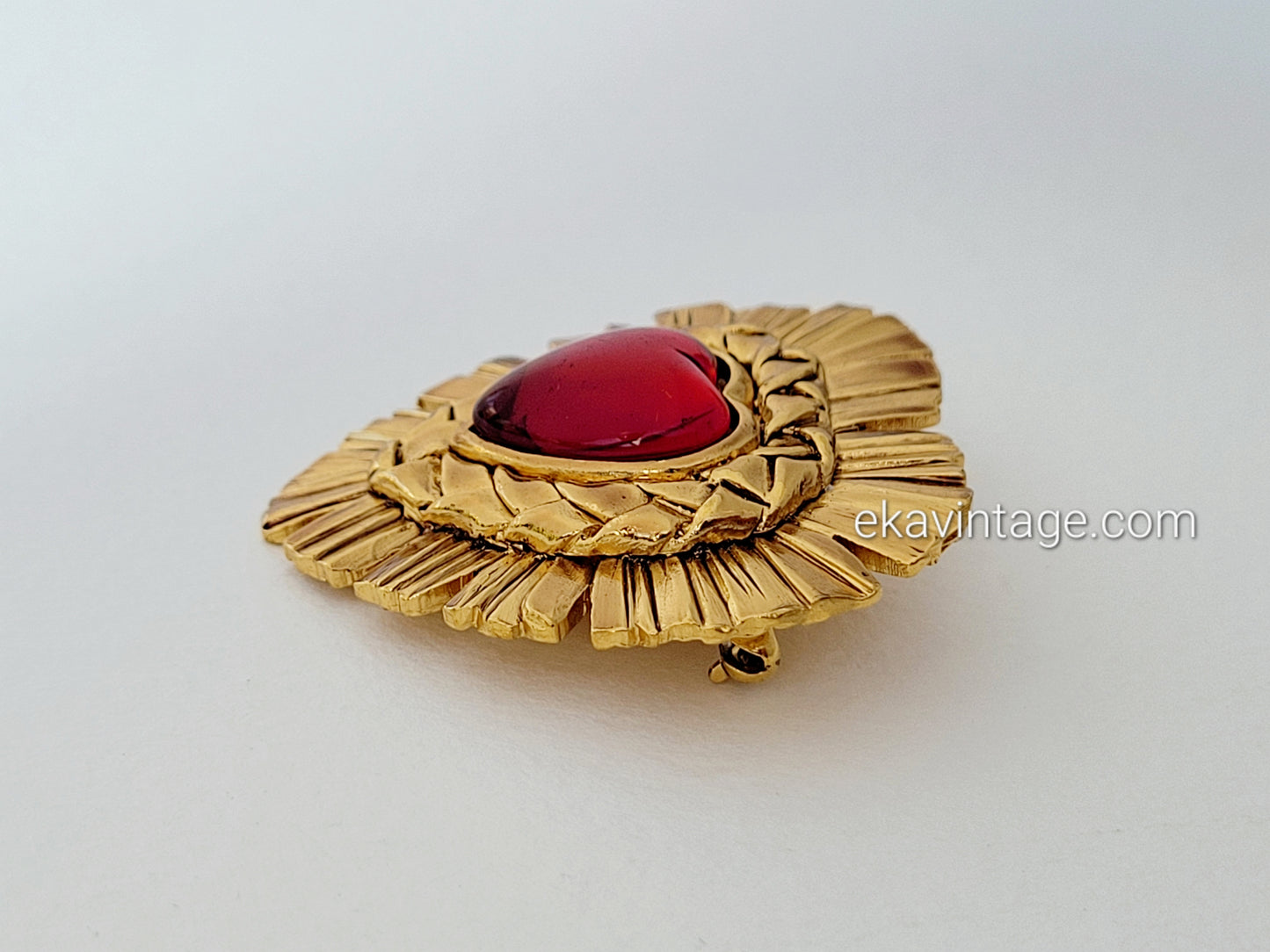 Yves Saint Laurent - Broche/Pendentif vintage Cœur