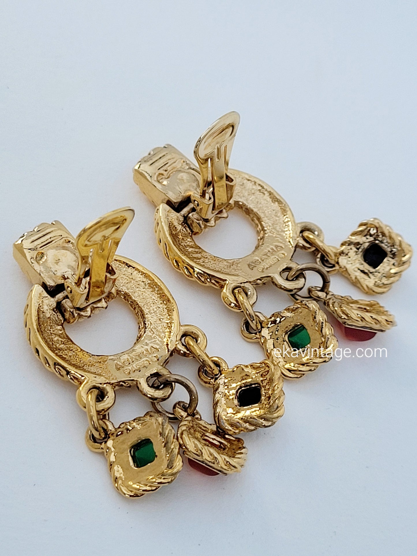 Agatha Paris - Boucles d'oreilles pendantes vintage
