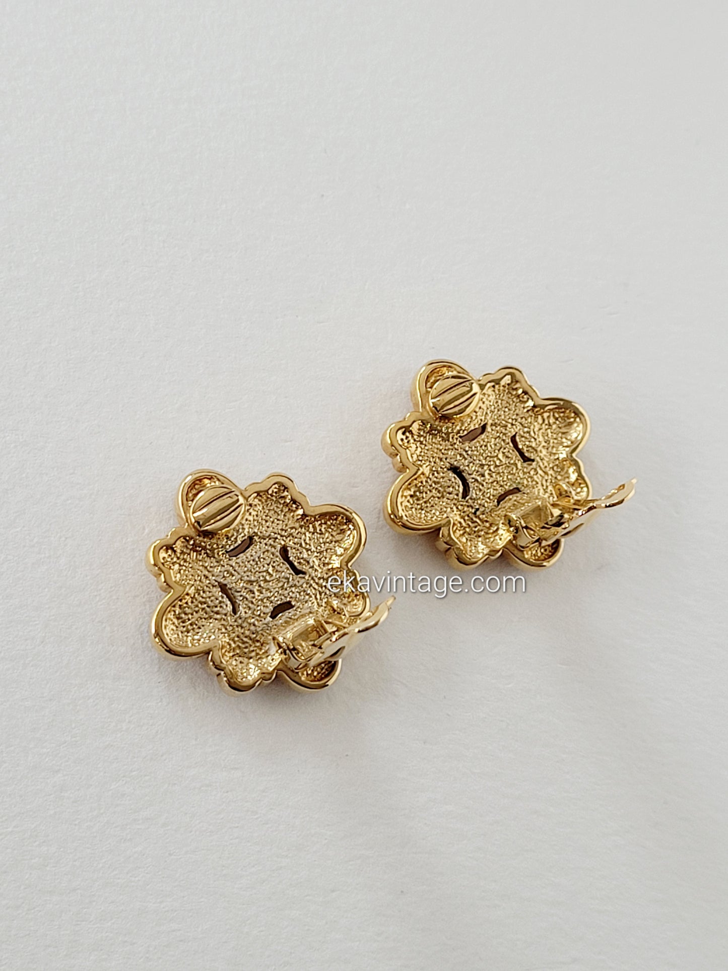 Cabouchon - Boucles d'oreilles vintage