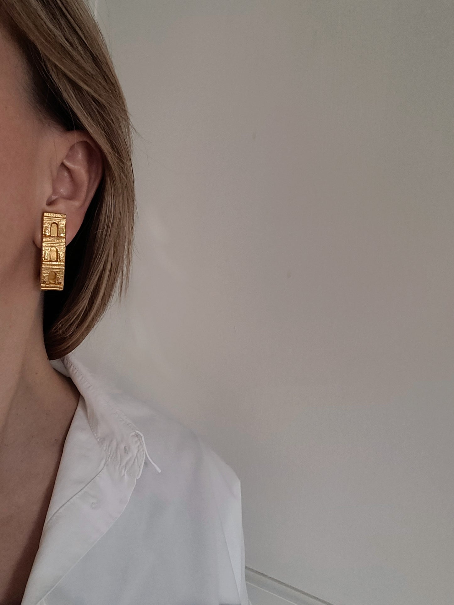 Celine - Boucles d'oreilles vintage Arc de Triomphe