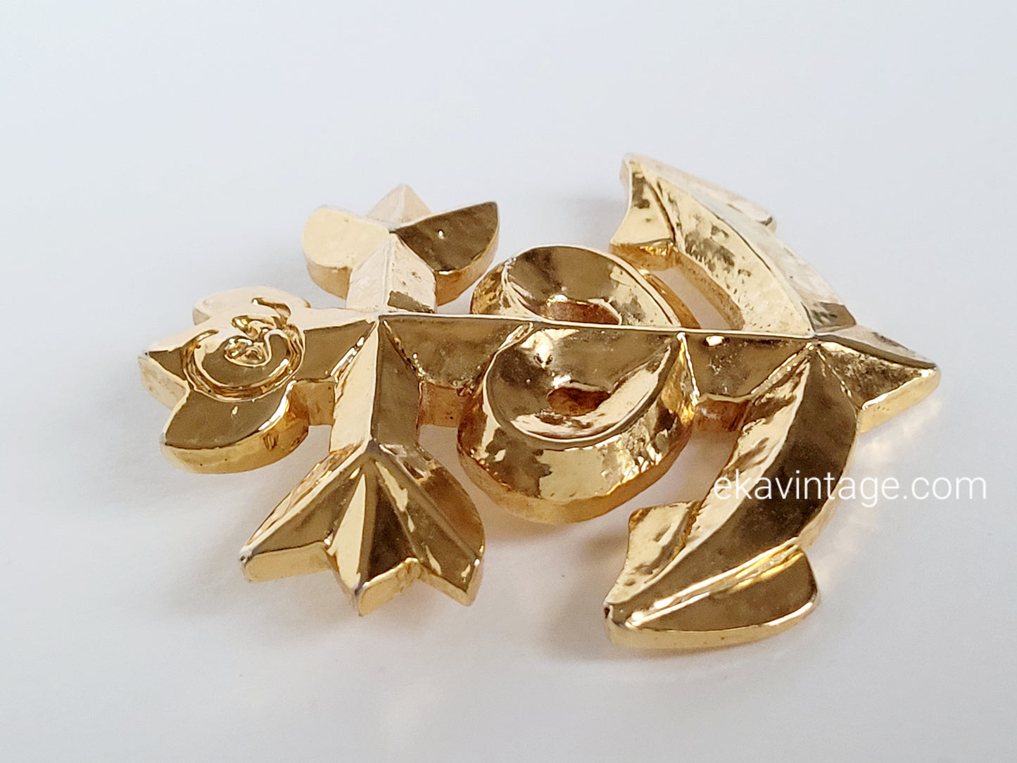 Christian Lacroix - Grande broche vintage Croix camargue