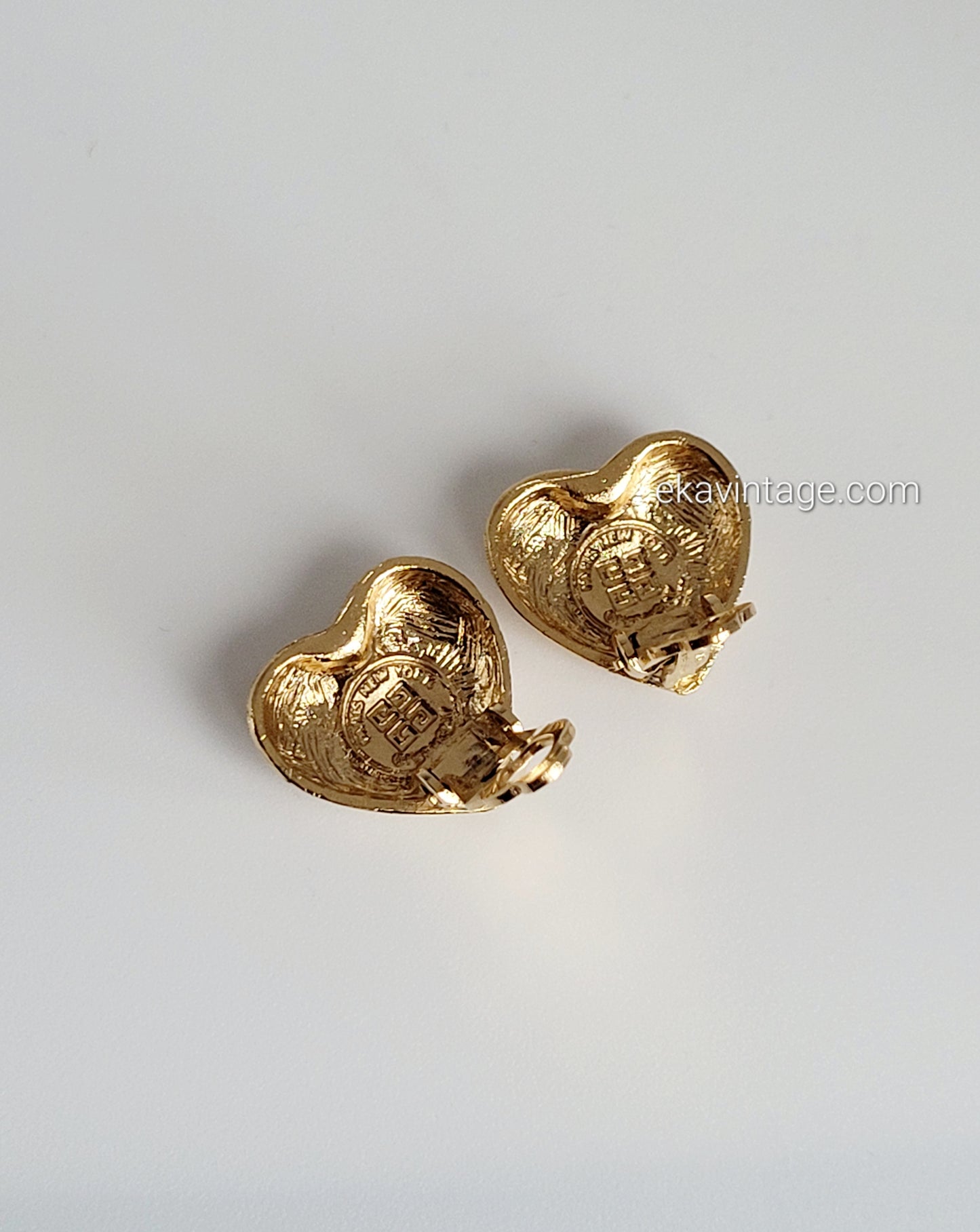 Givenchy - Boucles d'oreilles vintage Cœur