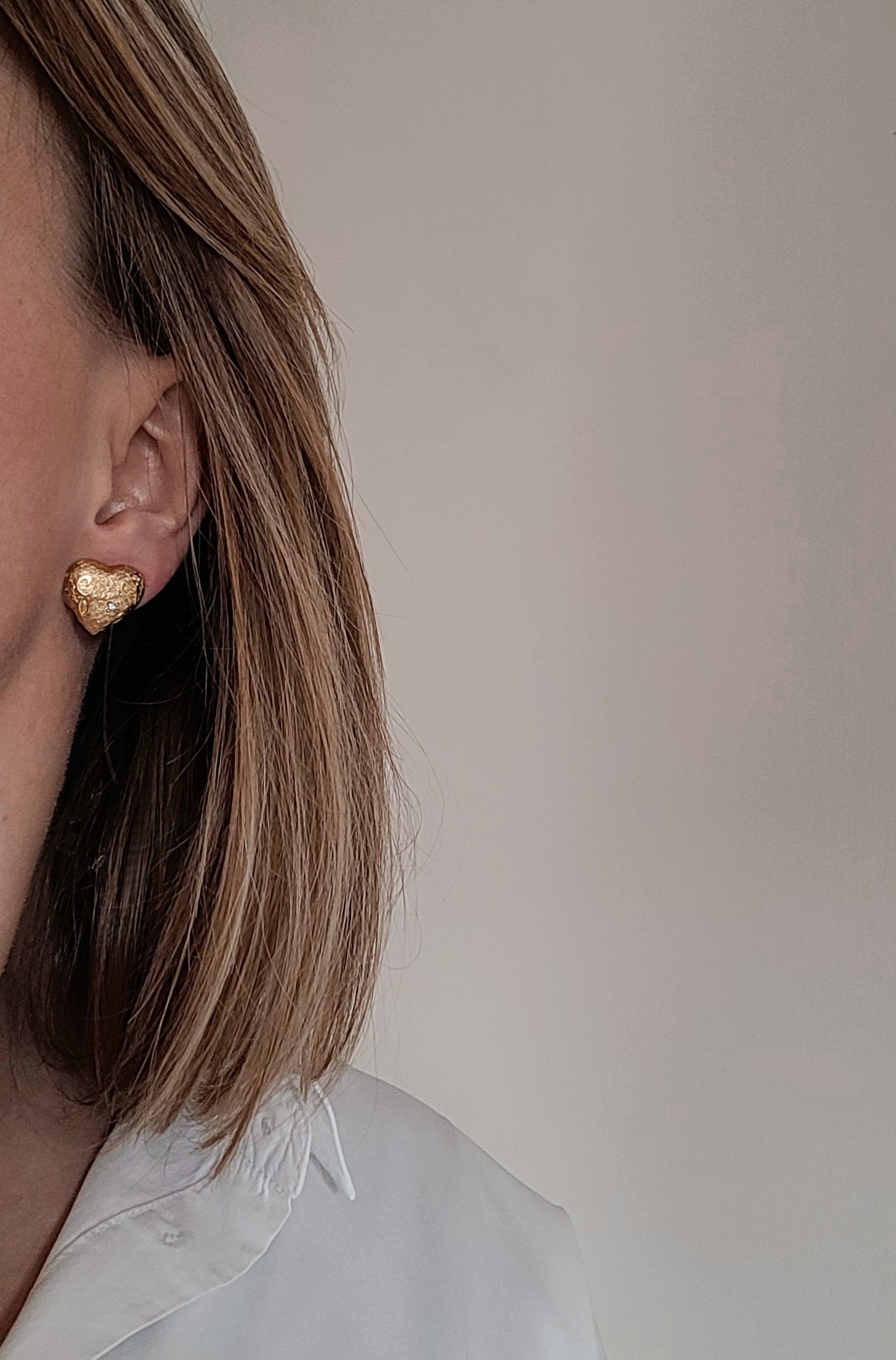 Givenchy - Boucles d'oreilles vintage Cœur