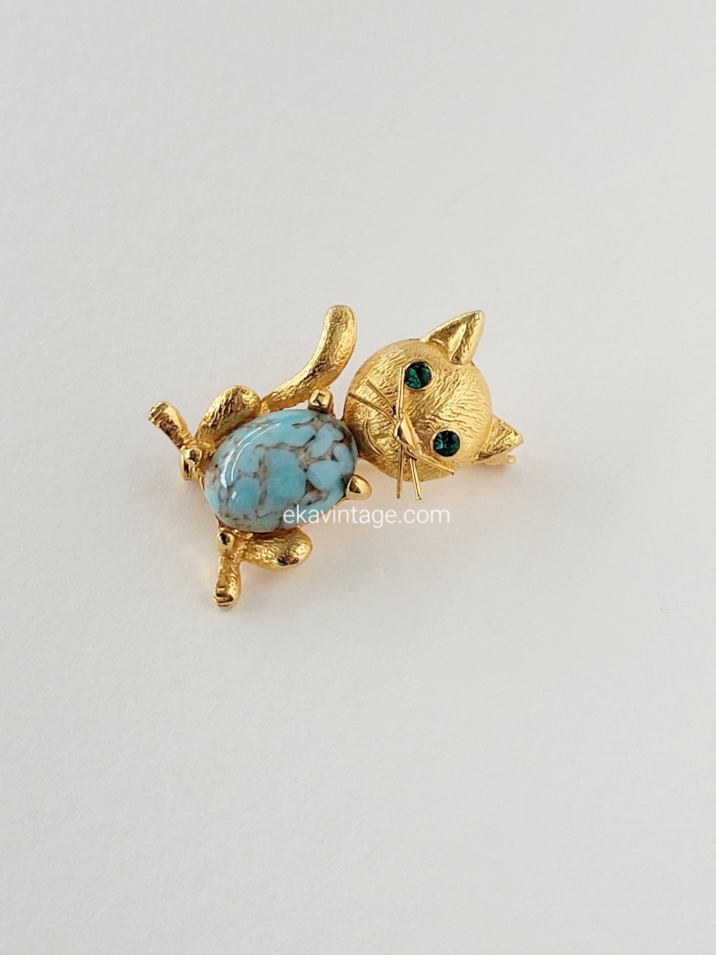 Broche vintage Chat