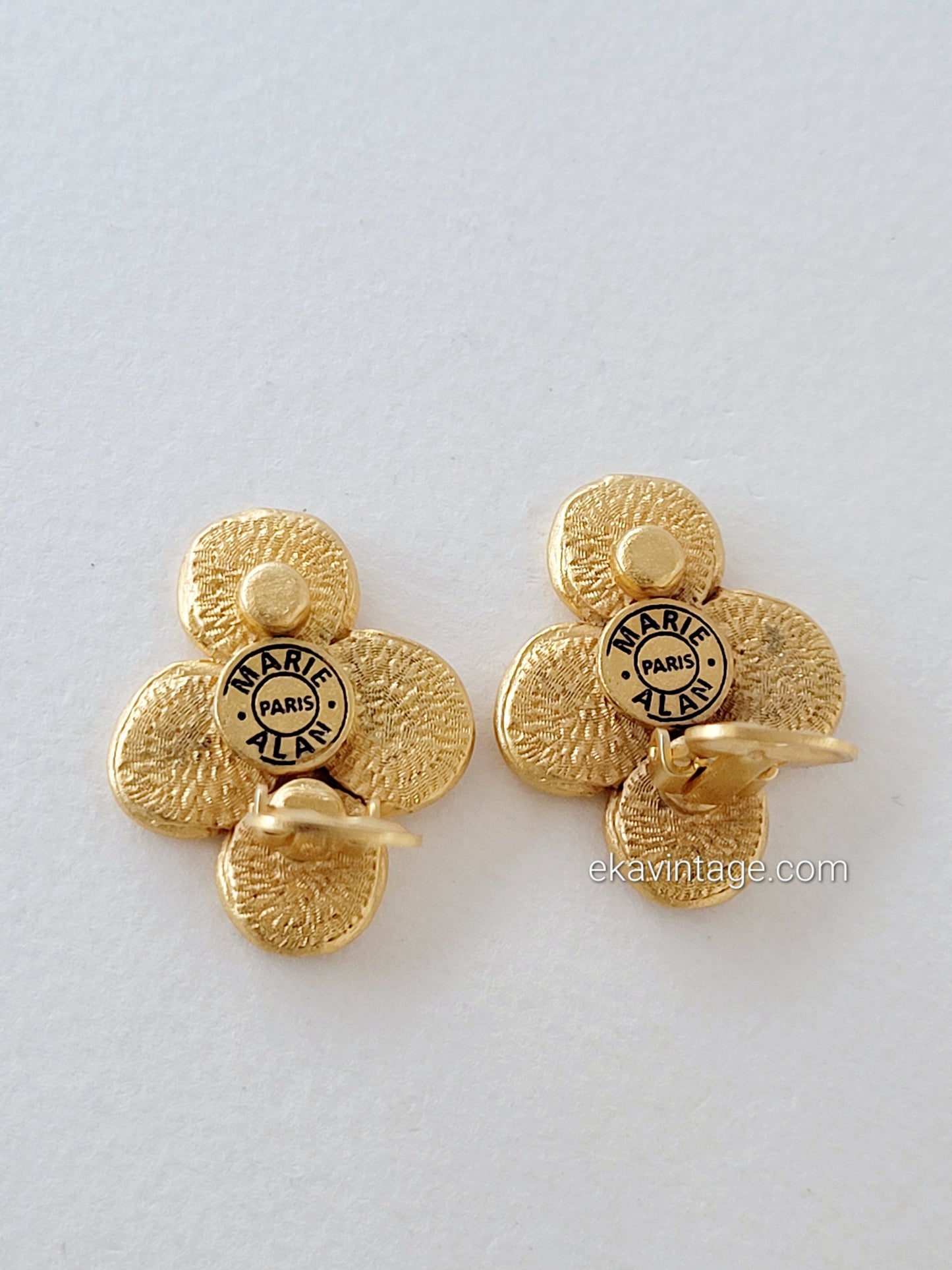 Marie Alan Paris - Boucles d'oreilles vintage