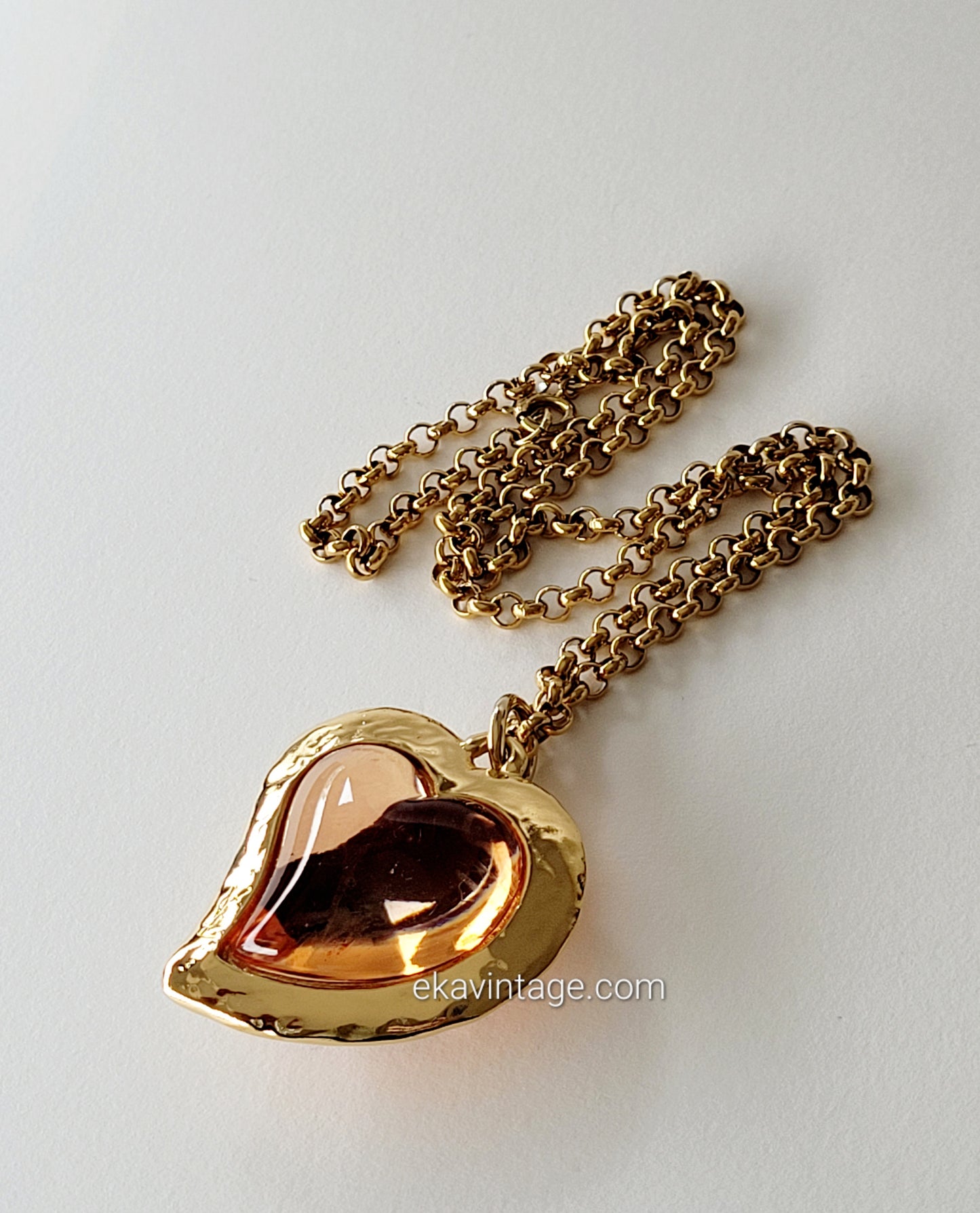 Yves Saint Laurent - Pendentif vintage Cœur