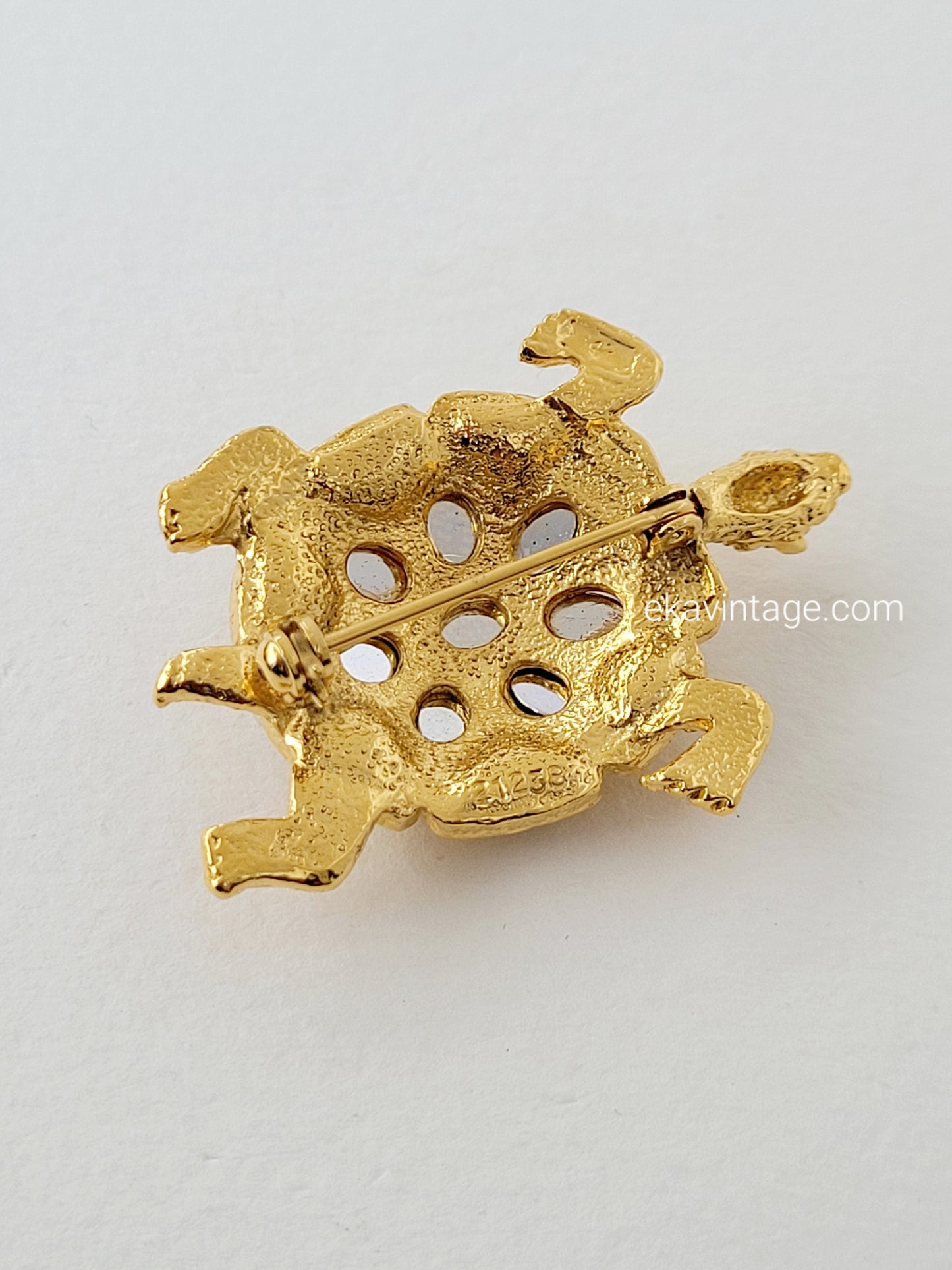 Broche vintage - Tortue