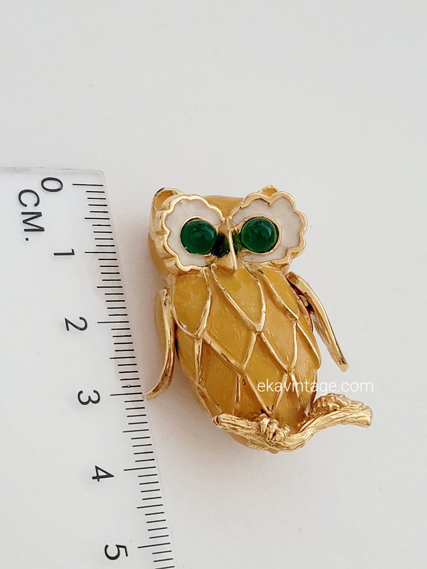 Carven - Broche vintage chouette