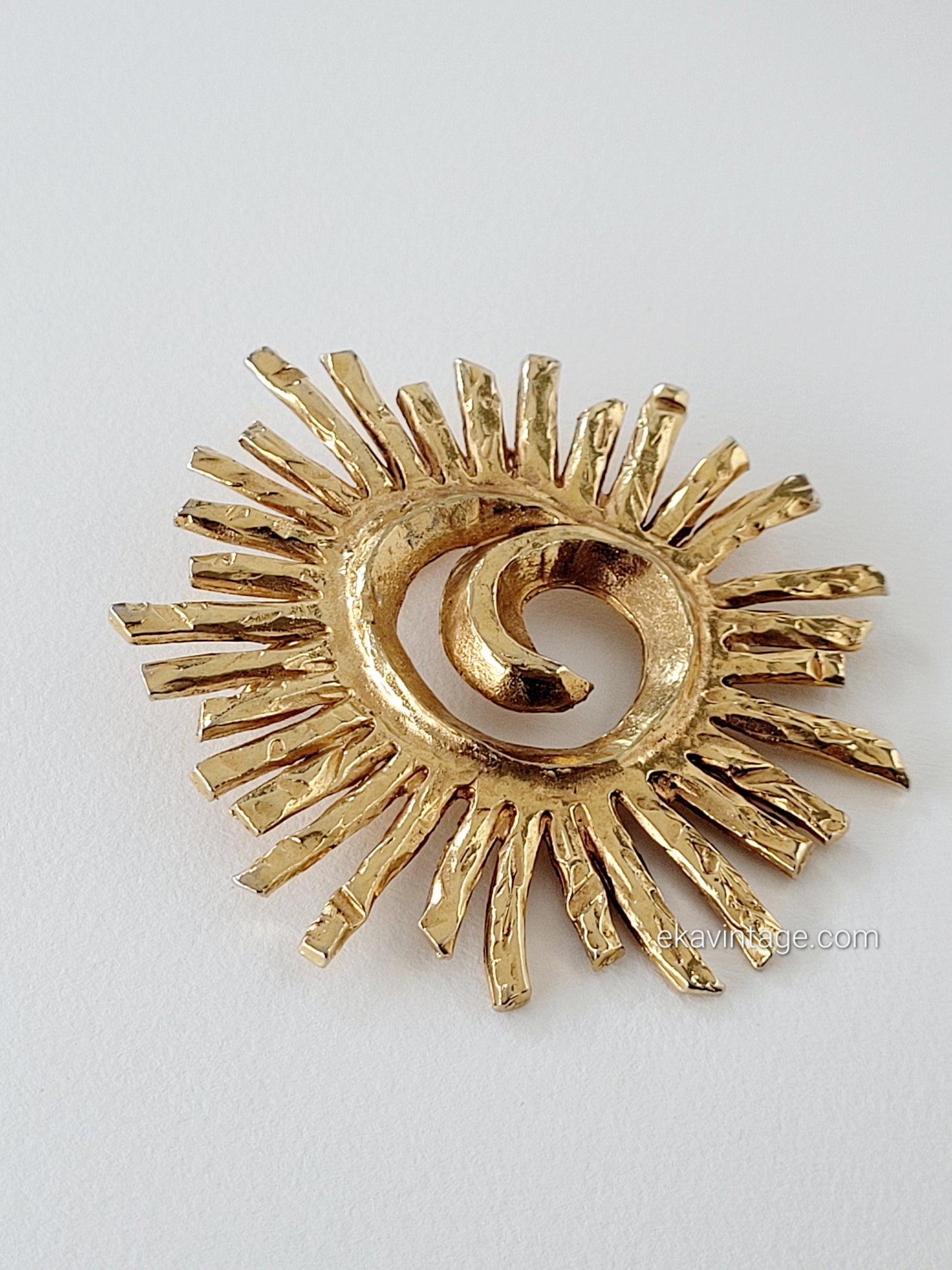 Lolita Paris-Grande broche vintage Soleil