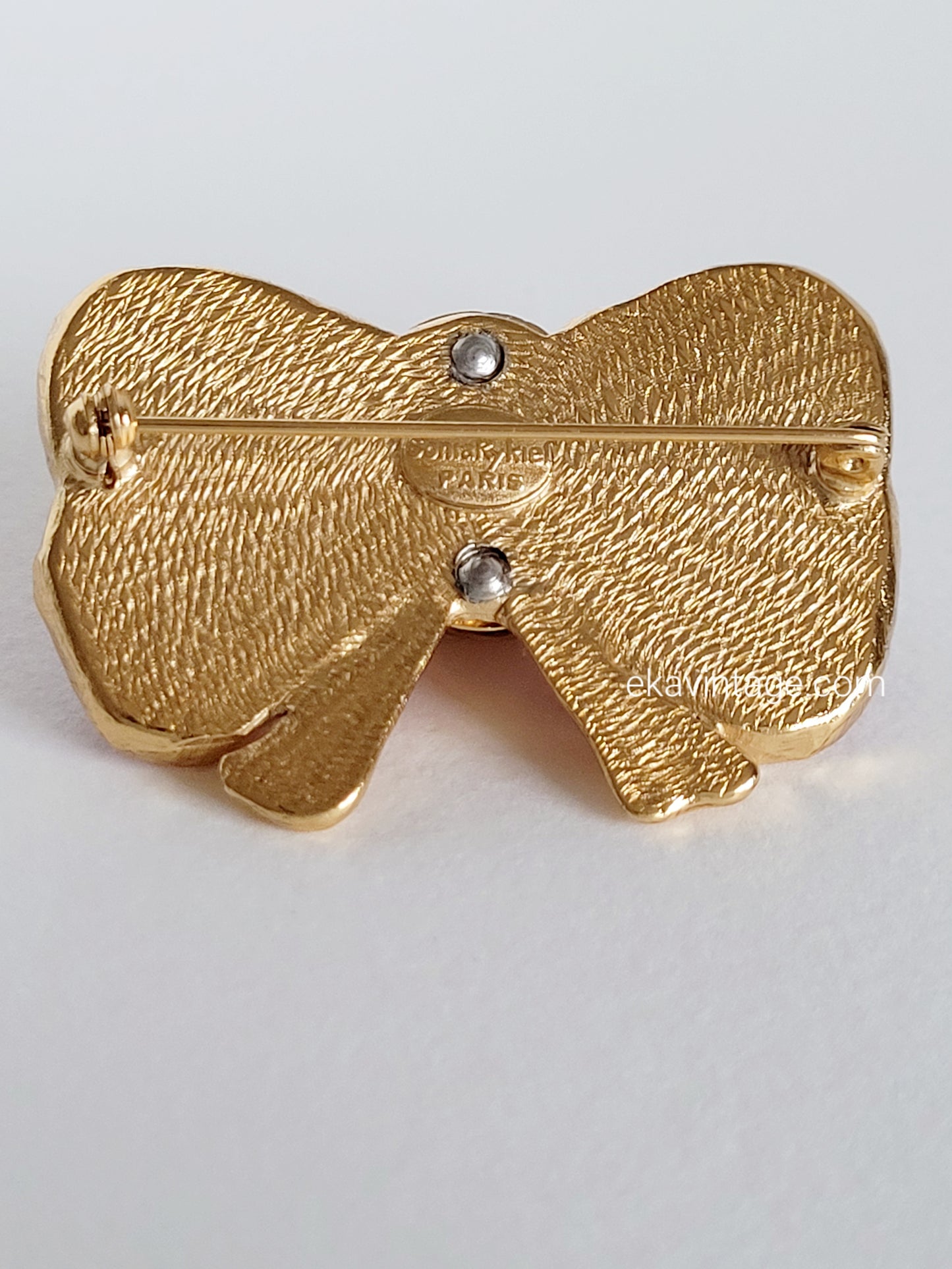 Sonia Rykiel - Broche vintage Nœud rouge