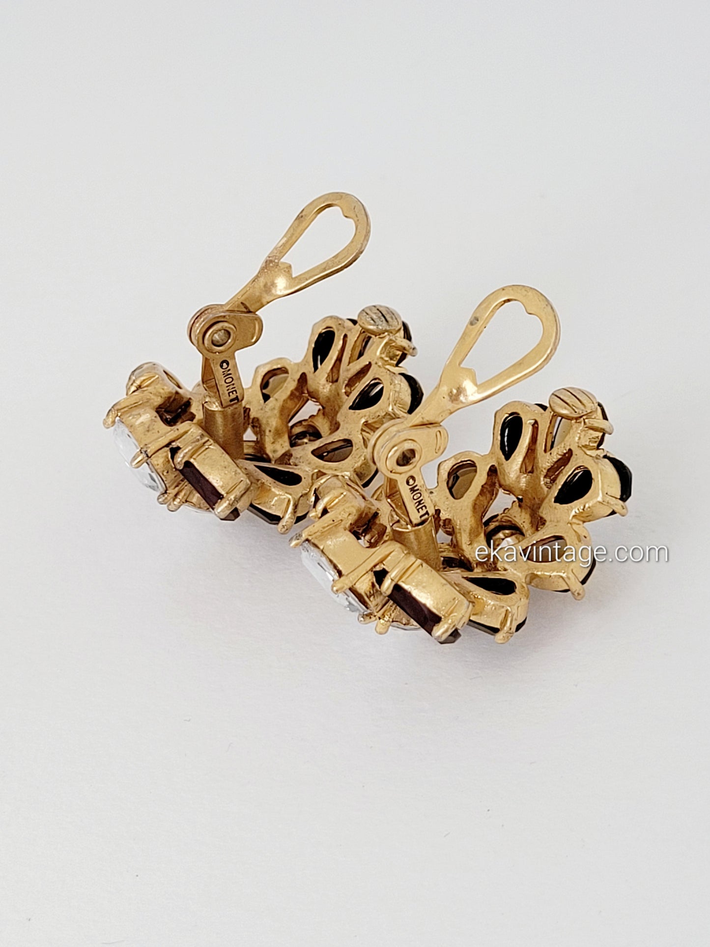 Monet - Boucles d'oreilles vintage