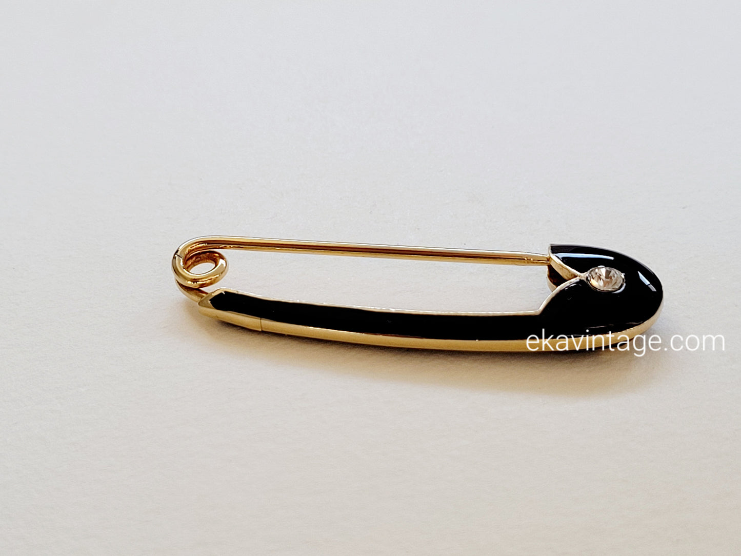 Sonia Rykiel - Broche vintage Épingle bleu marine