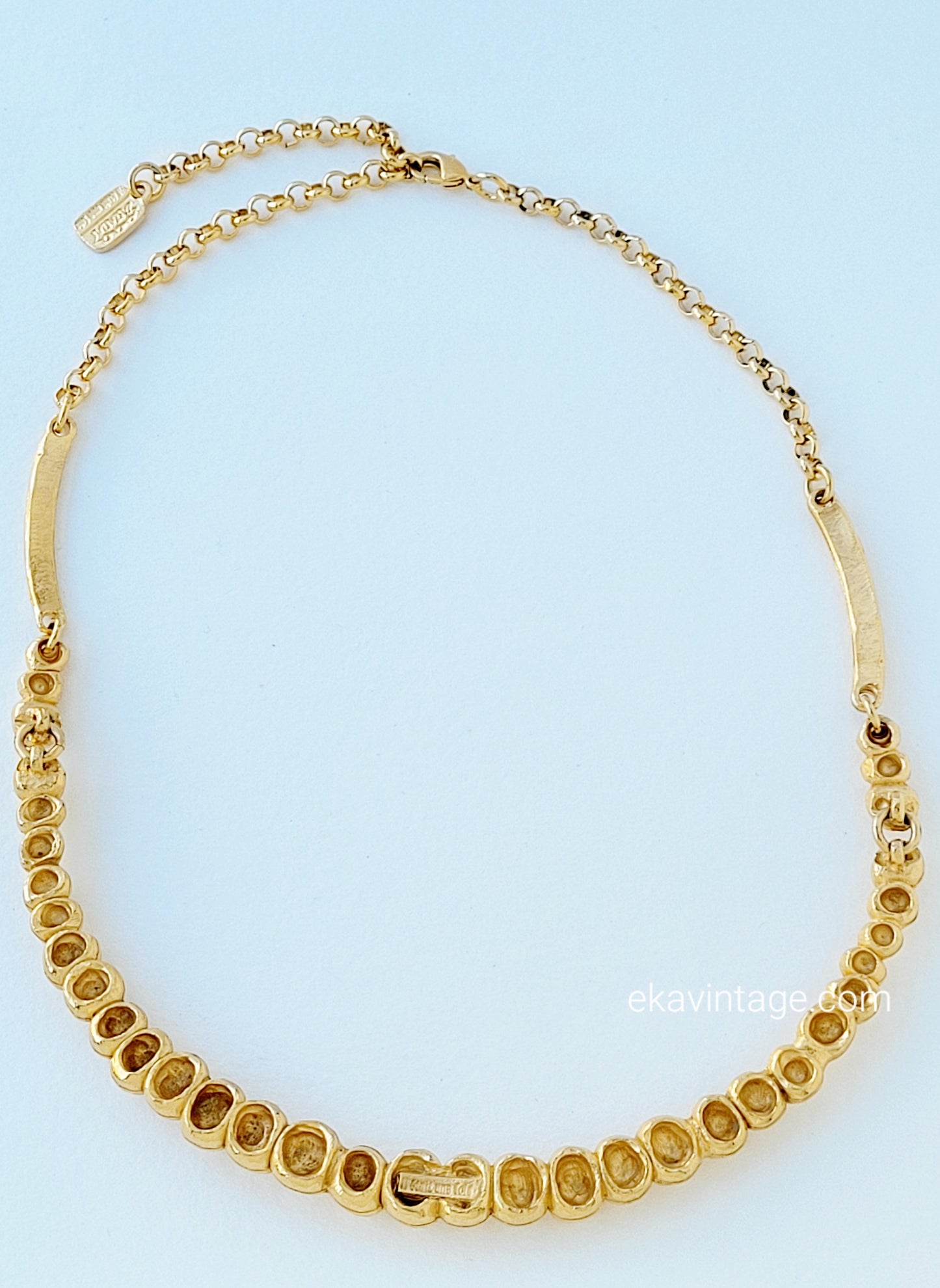 Il était une fois - Collier vintage doré